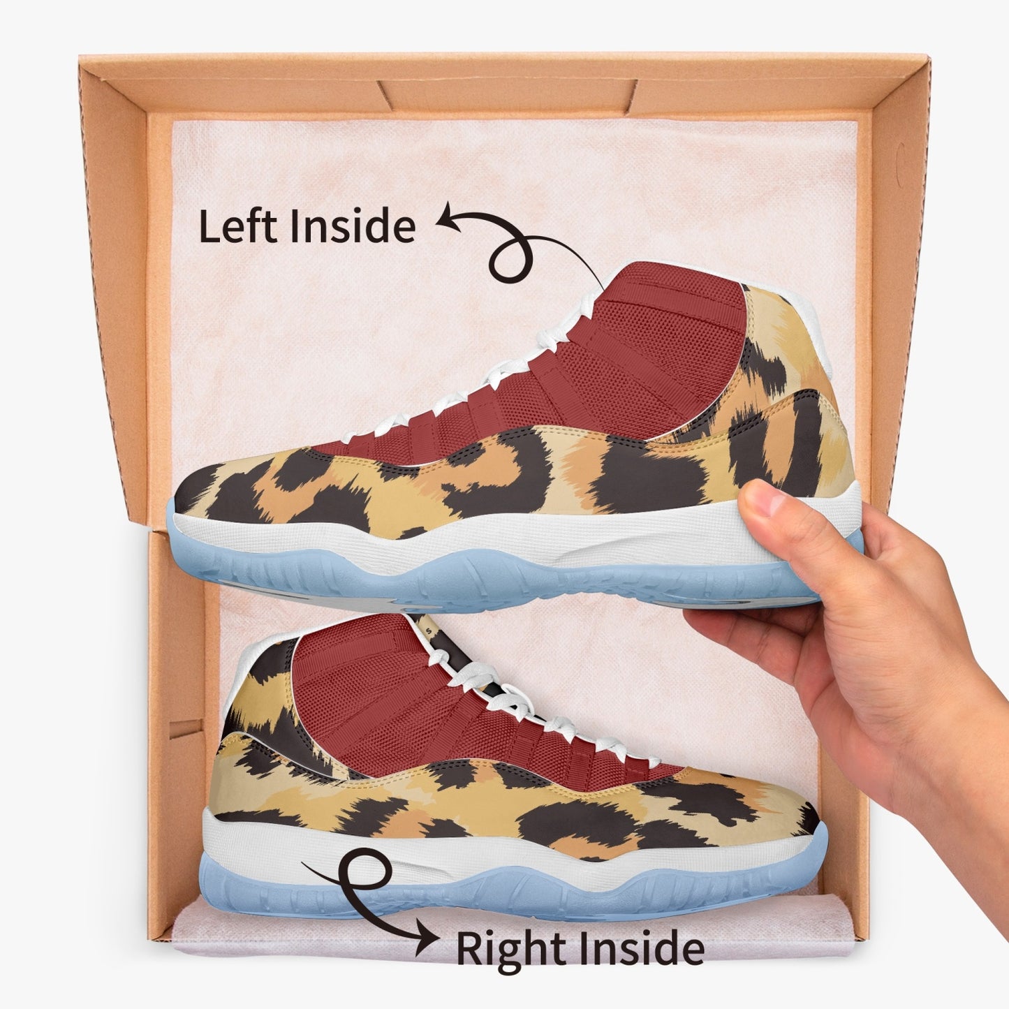 Smyly Sickwitit Basketball Sneakers -Blue Sole