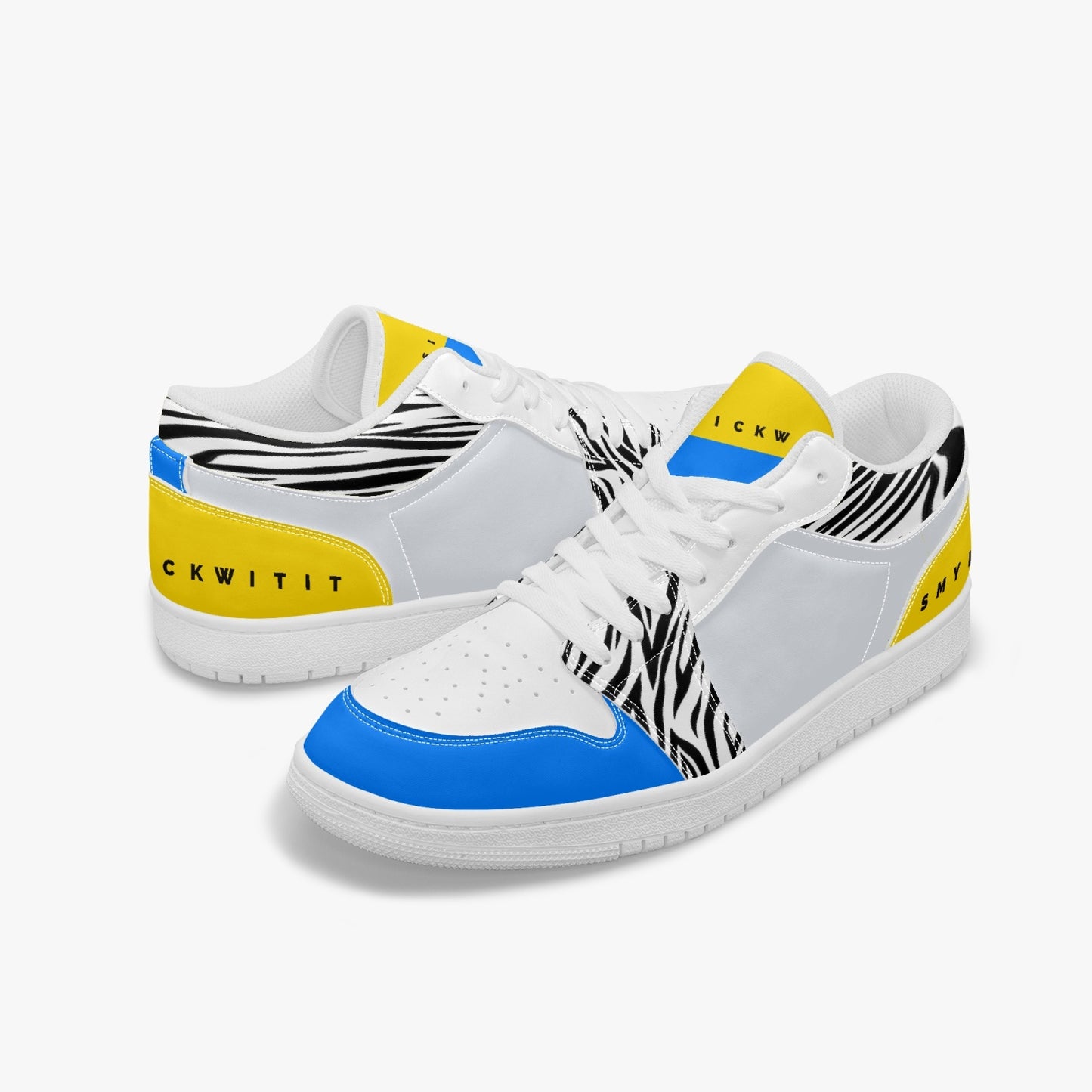 Smyly Sickwitit Low-Top AJ1 Leather Sneakers Exclusive