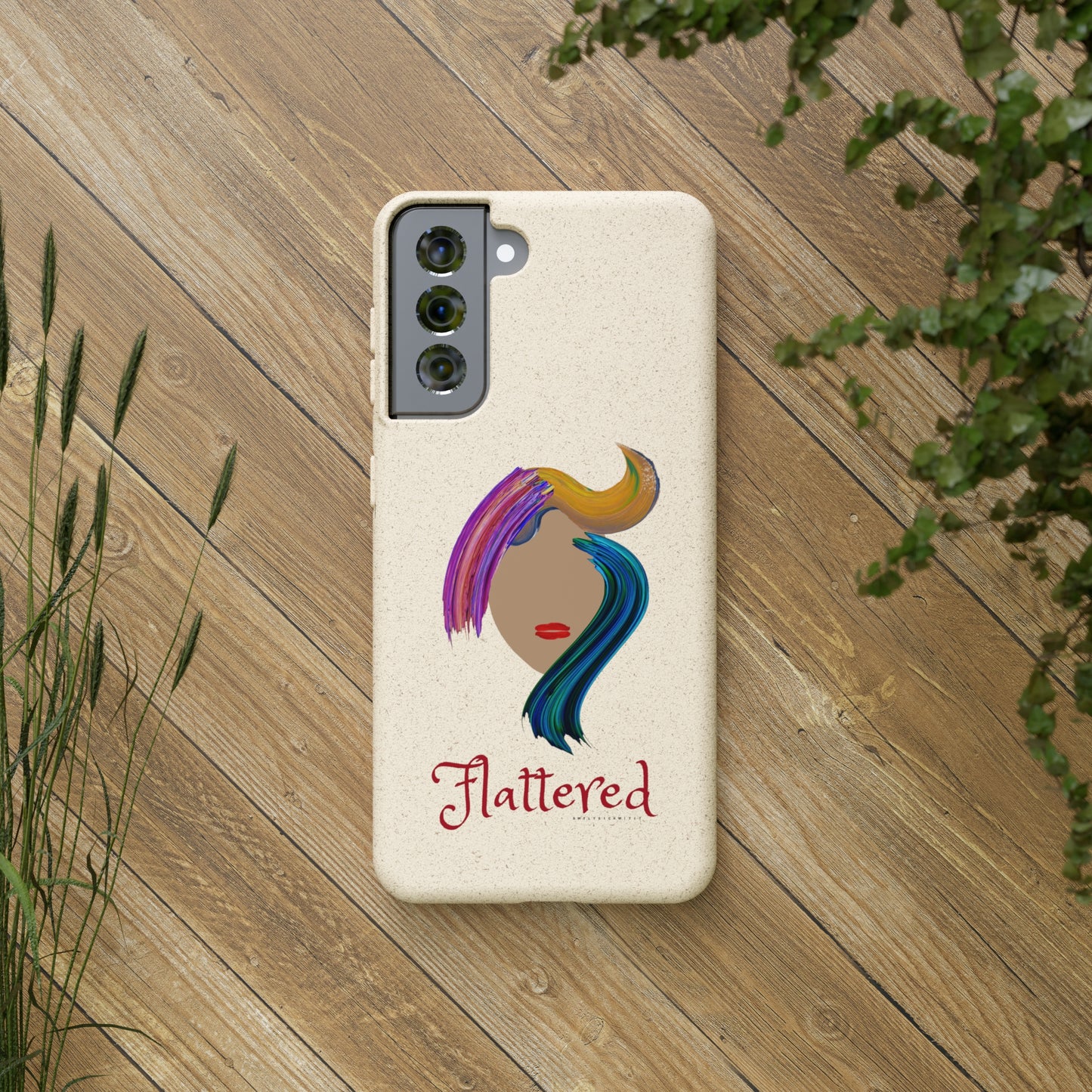 Flattered Biodegradable Cases