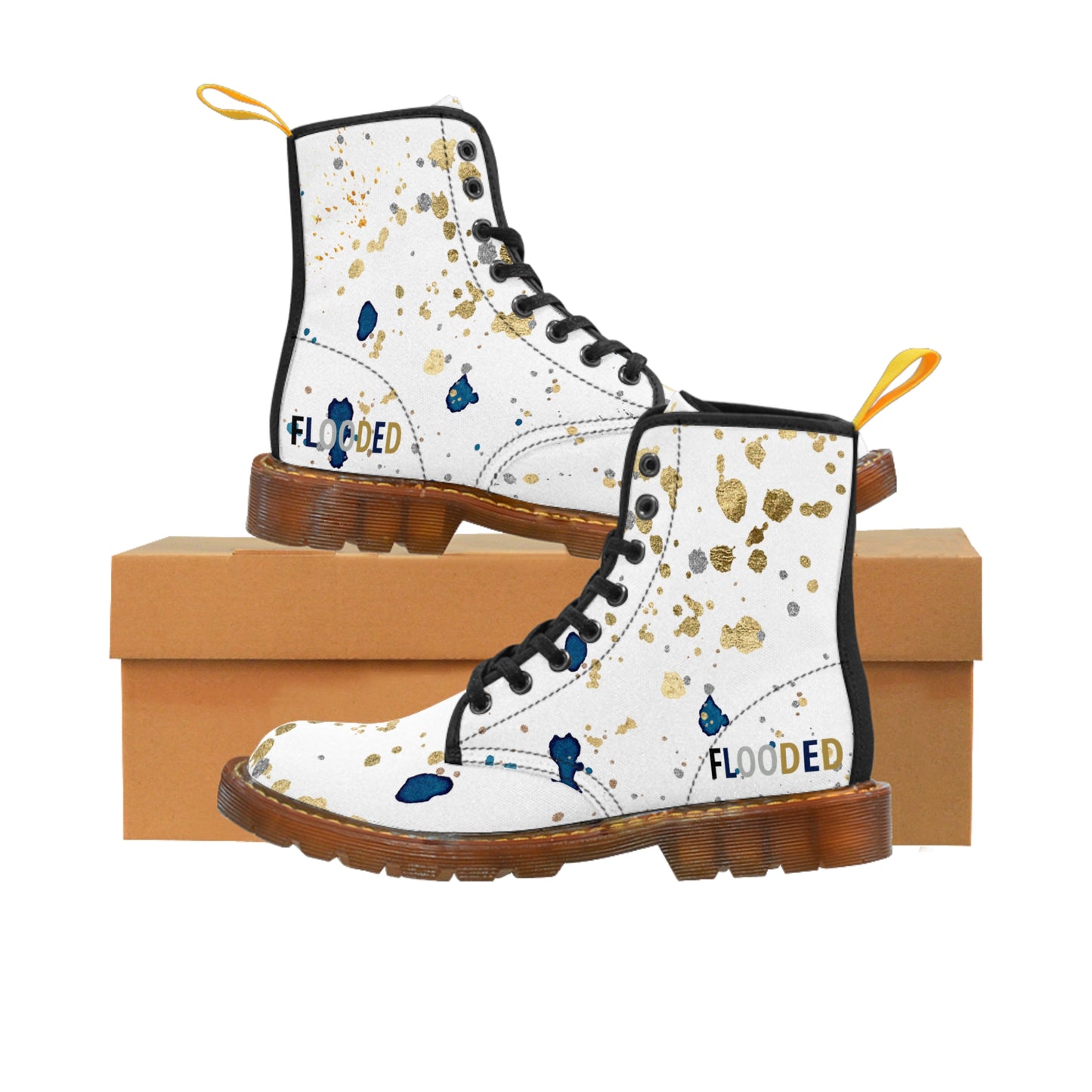 Flooded Splash Women's Canvas Boots