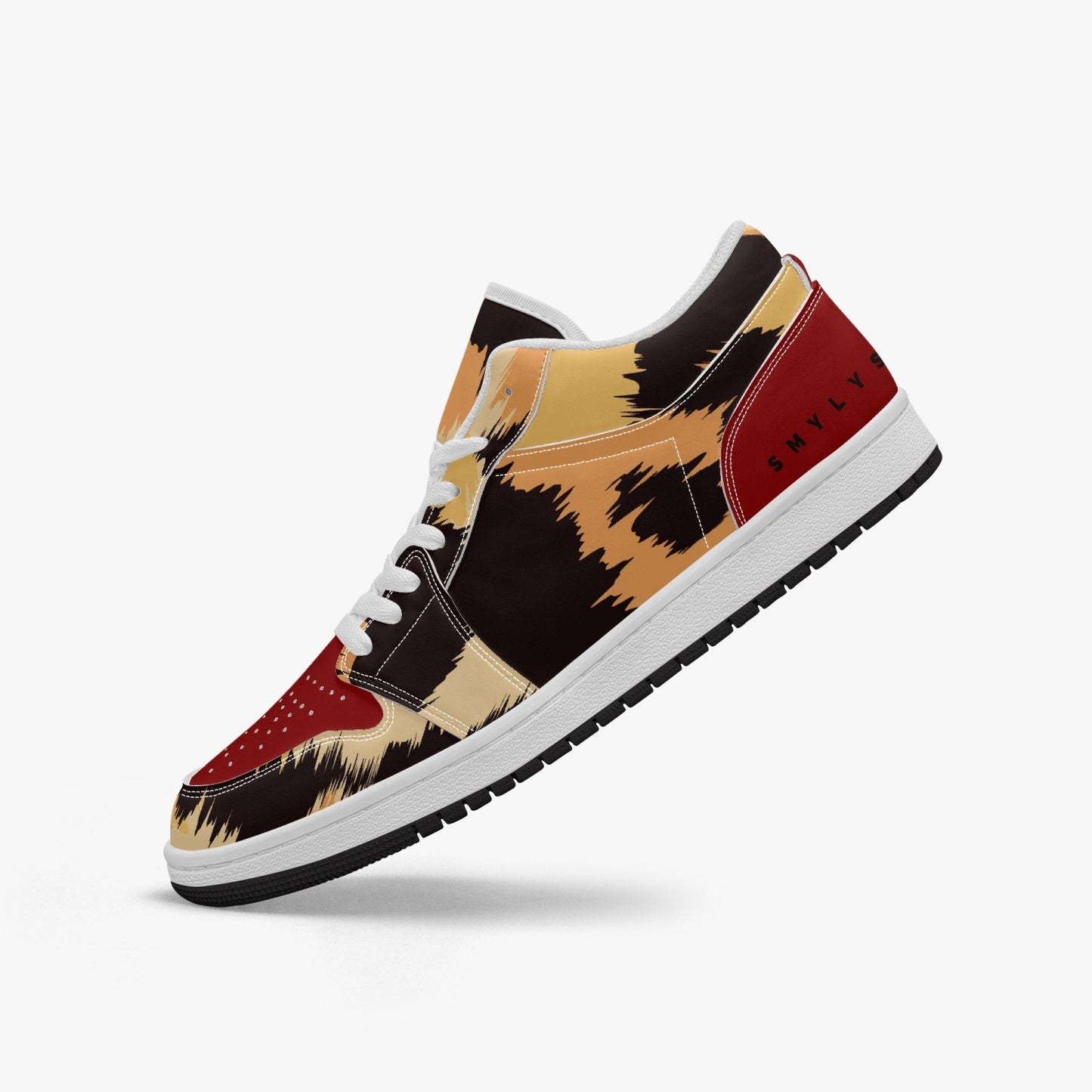 Flooded Jungle Type 2 Low-Top AJ1 Leather Sneakers