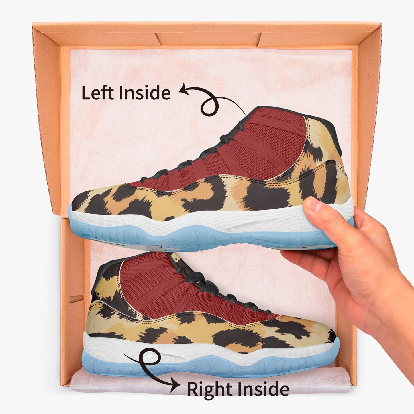 Smyly Sickwitit Basketball Sneakers -Blue Sole