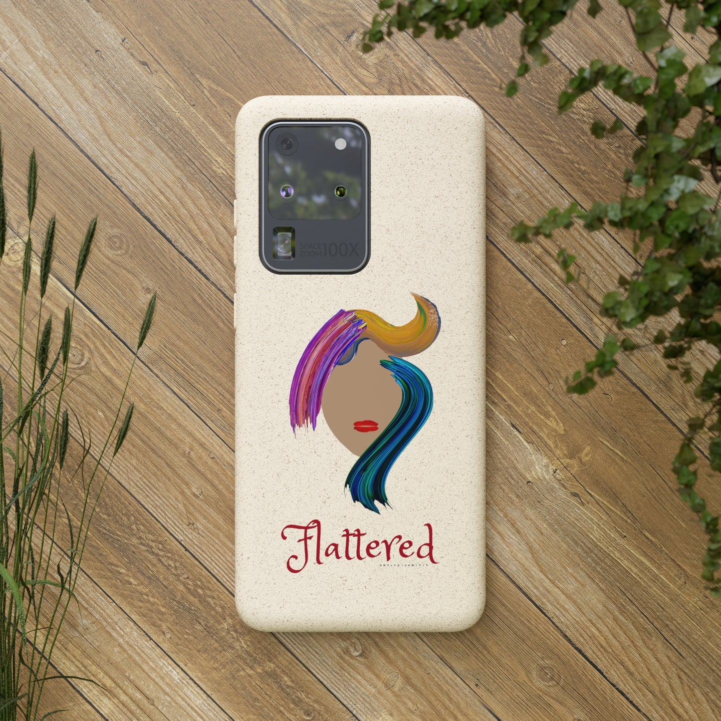 Flattered Biodegradable Cases