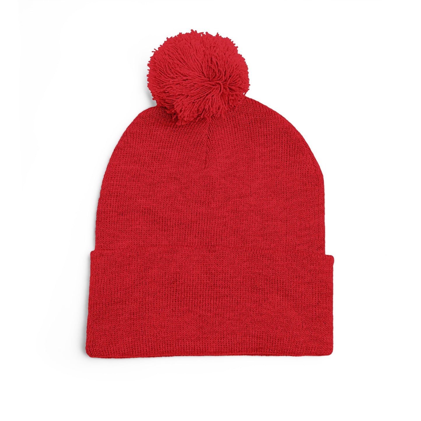 Flooded Christmas Pom-Pom Knit Cap