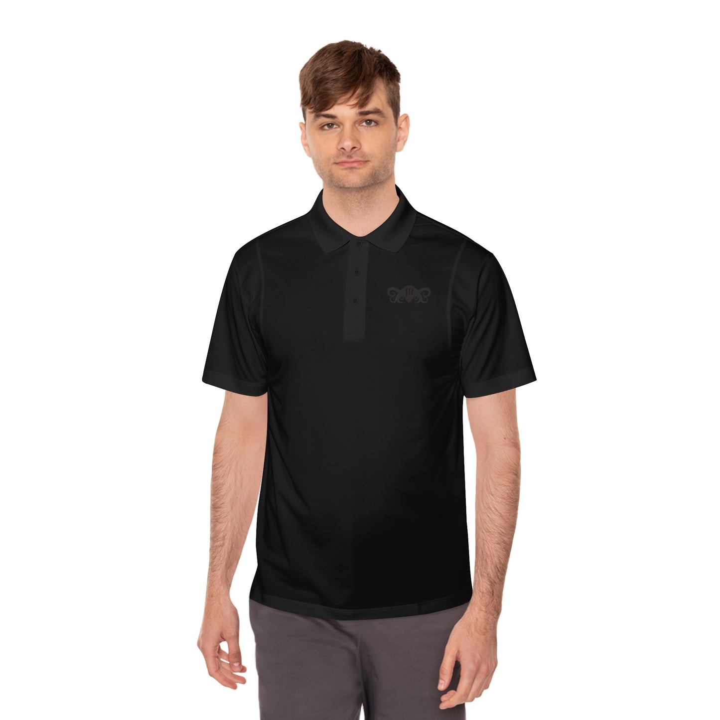 JR Men's Sport Polo Shirt - Classic White with Stylish Logo