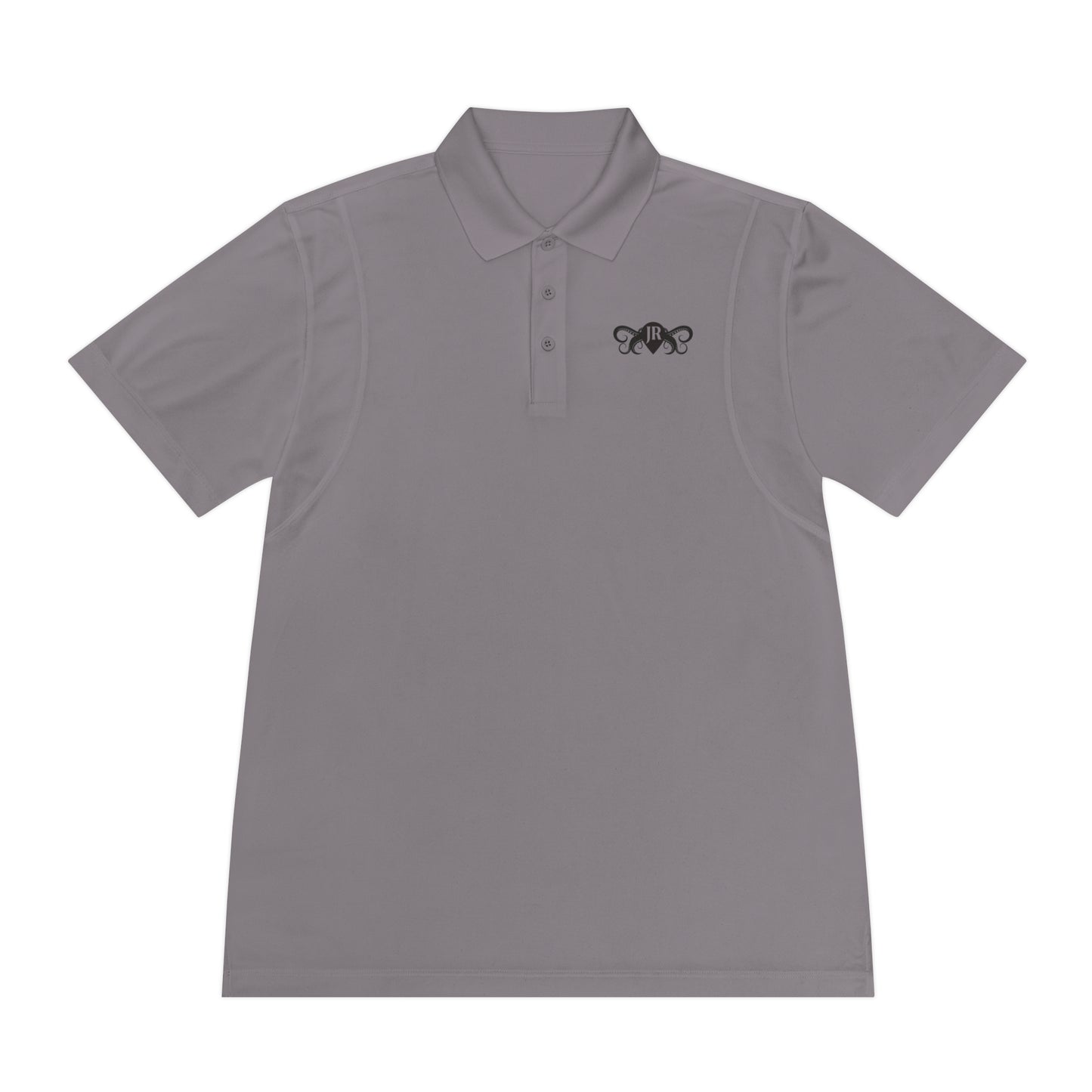 JR Men's Sport Polo Shirt - Classic White with Stylish Logo
