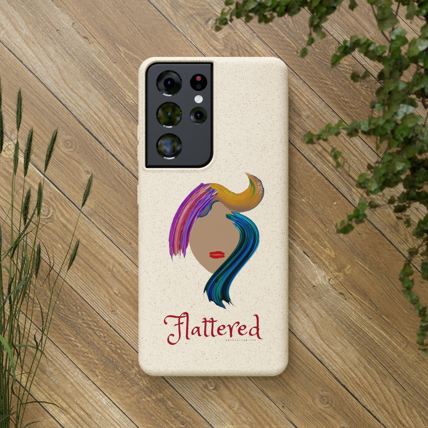 Flattered Biodegradable Cases