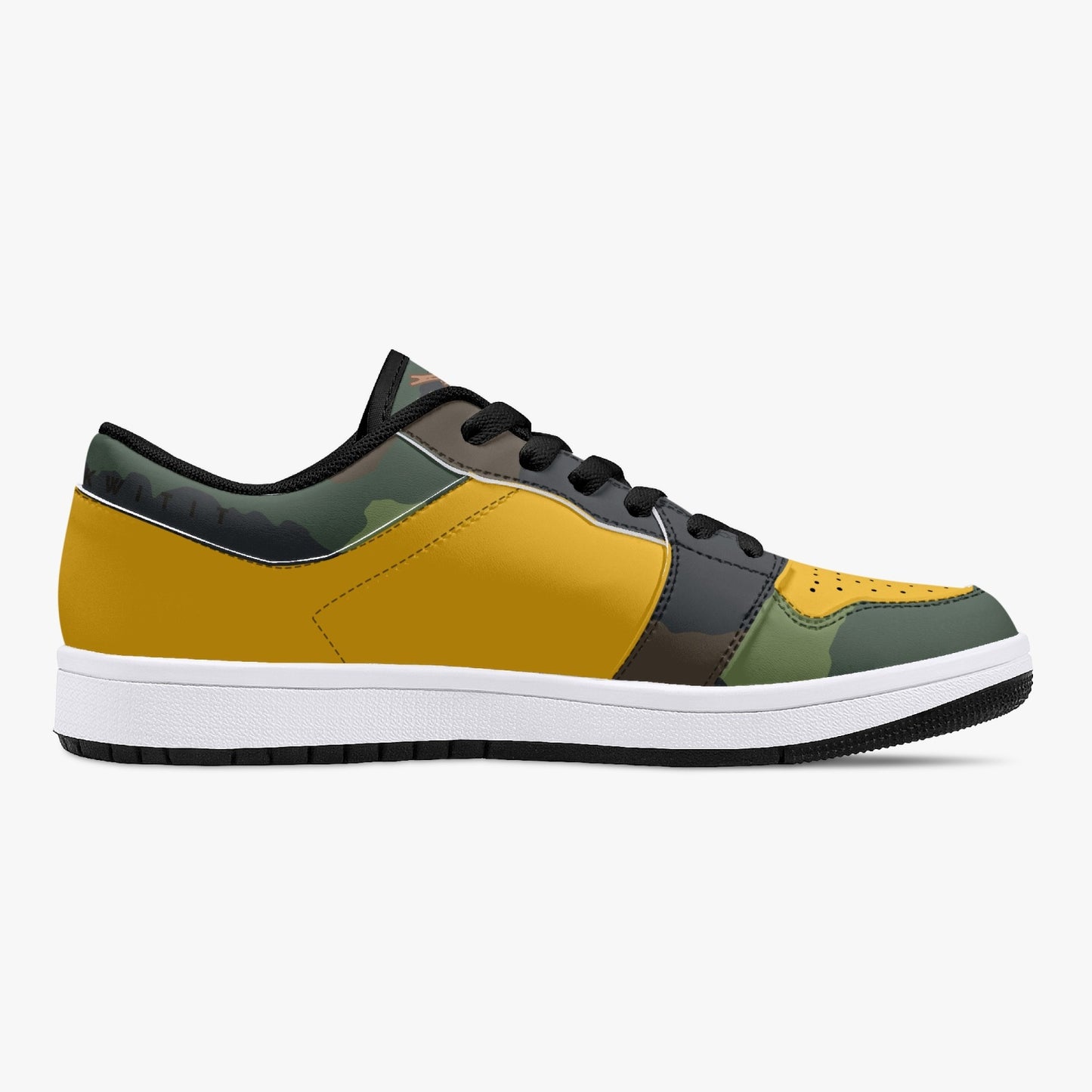 Smyly Sickwitit Low-Top Leather Sneakers - White/Black