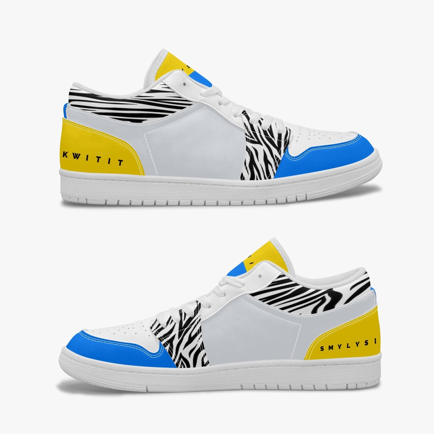 Smyly Sickwitit Low-Top AJ1 Leather Sneakers Exclusive