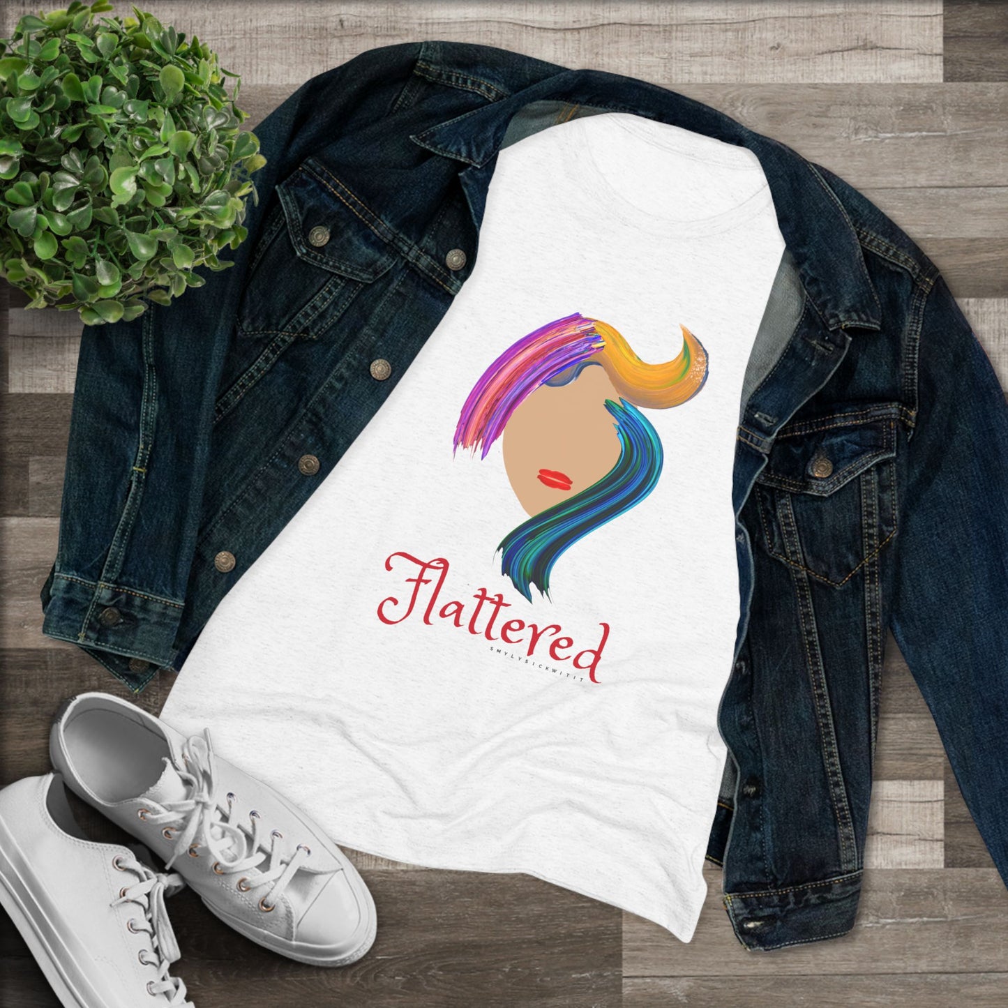 Flattered Women's Triblend Tee
