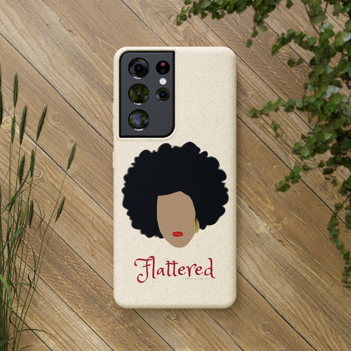 Flattered Biodegradable Cases