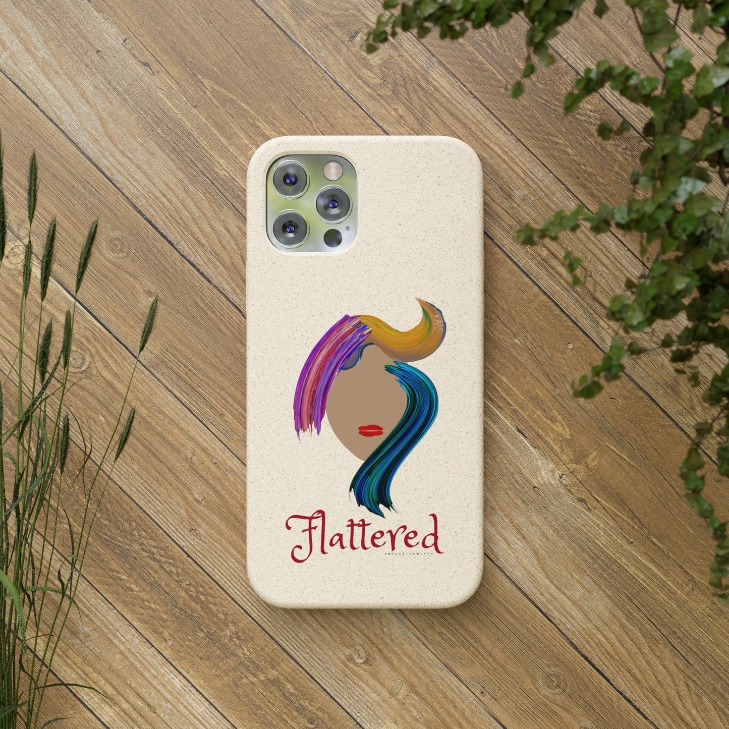 Flattered Biodegradable Cases