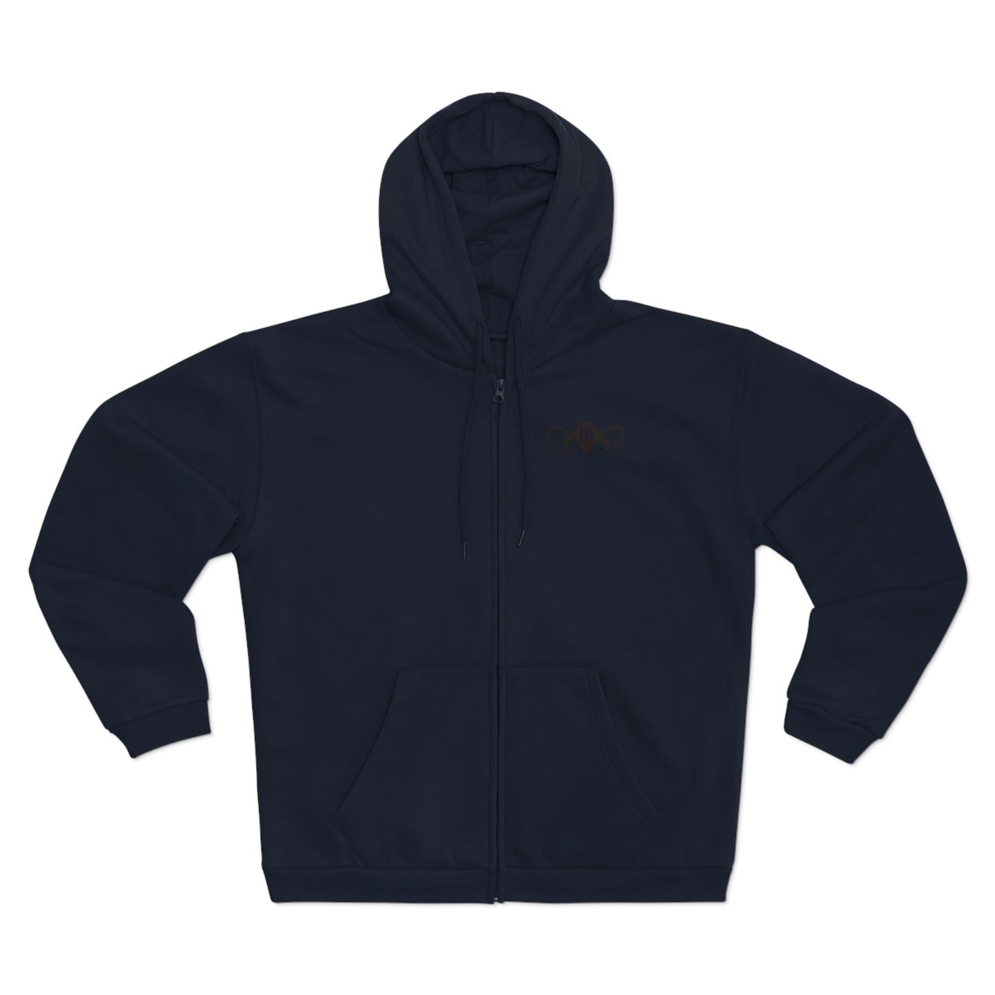 JR Unisex Hooded Zip Sweatshirt with Octopus Design - Perfect for Aquatic Lovers