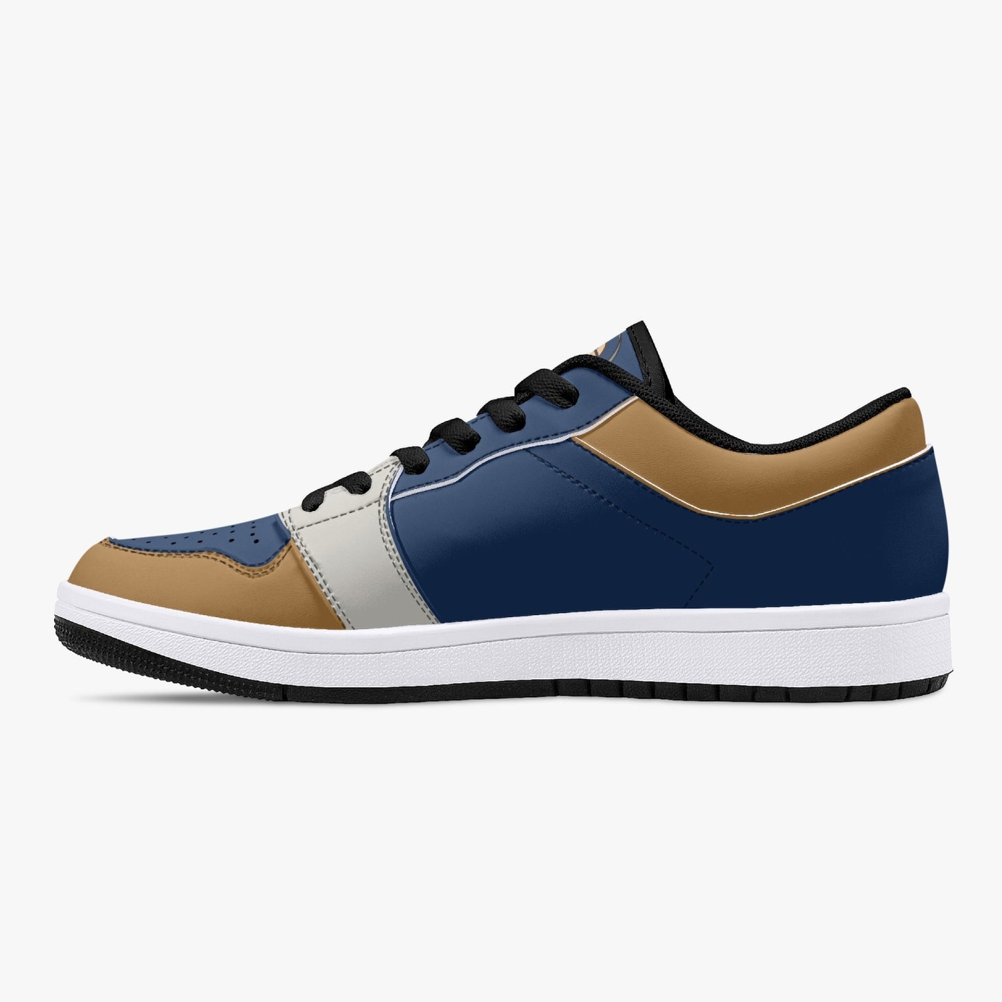 Smyly Sickwitit Low-Top Leather Sneakers - White/Black