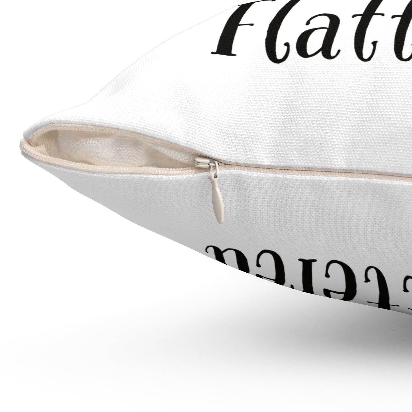 Flattered Spun Polyester Square Pillow