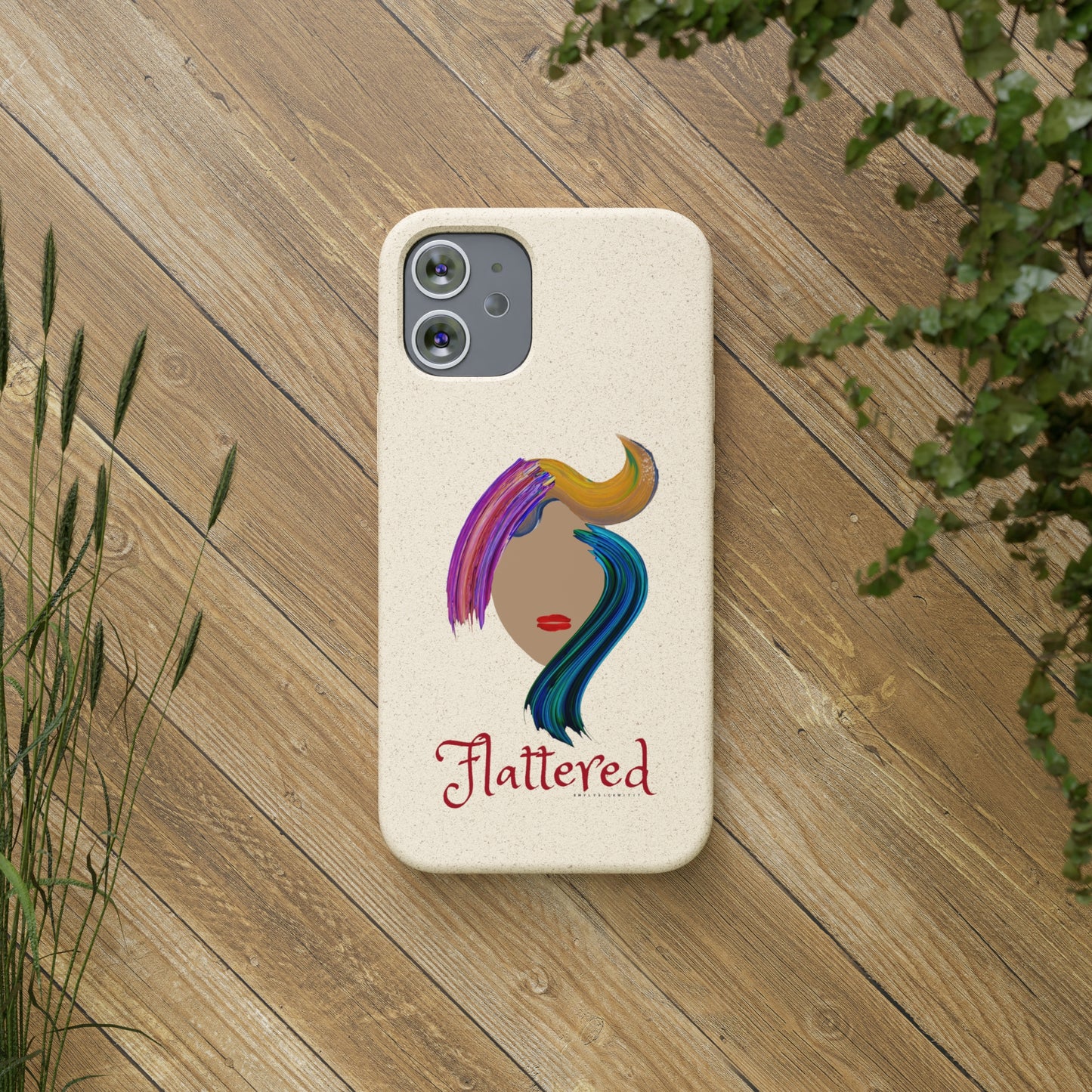 Flattered Biodegradable Cases