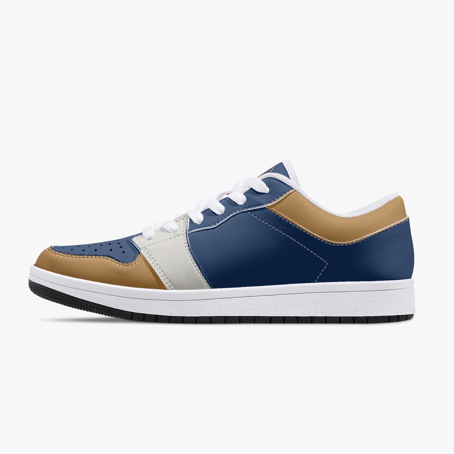 Smyly Sickwitit Low-Top Leather Sneakers - White/Black