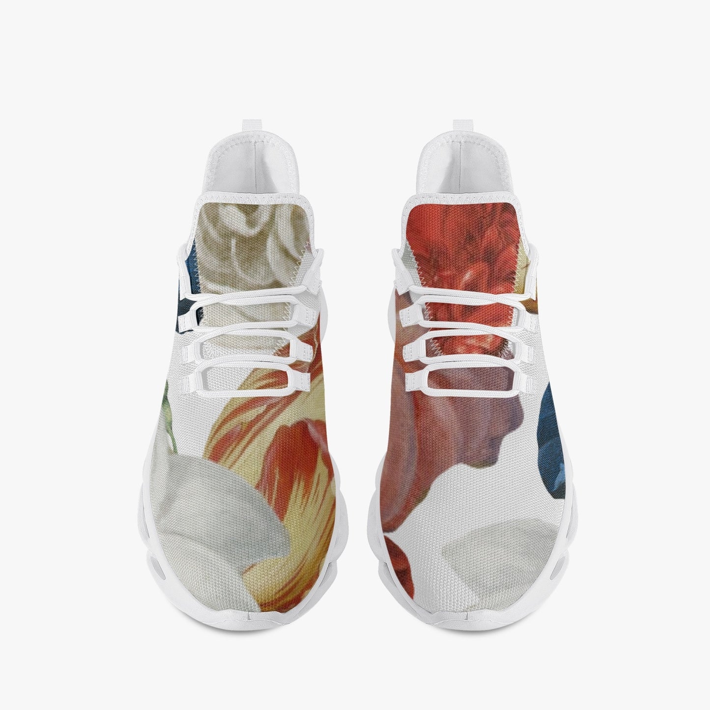 Flooded Vibes Mesh Knit Sneakers - White