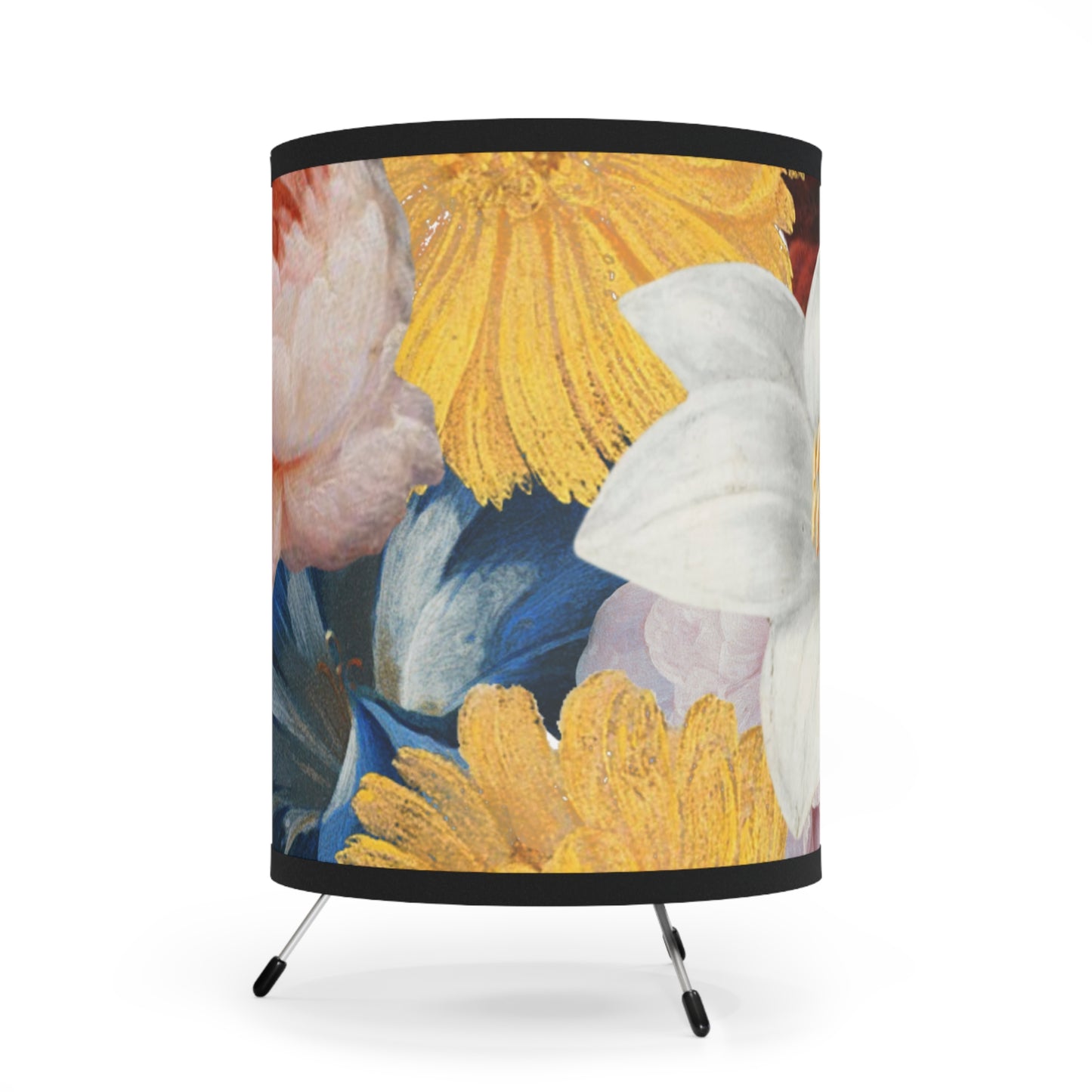 Flooded Vibes Tripod Lamp with High-Res Printed Shade, US\CA plug