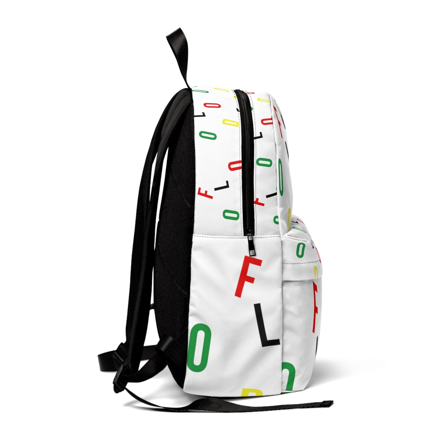 Unisex Flooded letter Classic Backpack