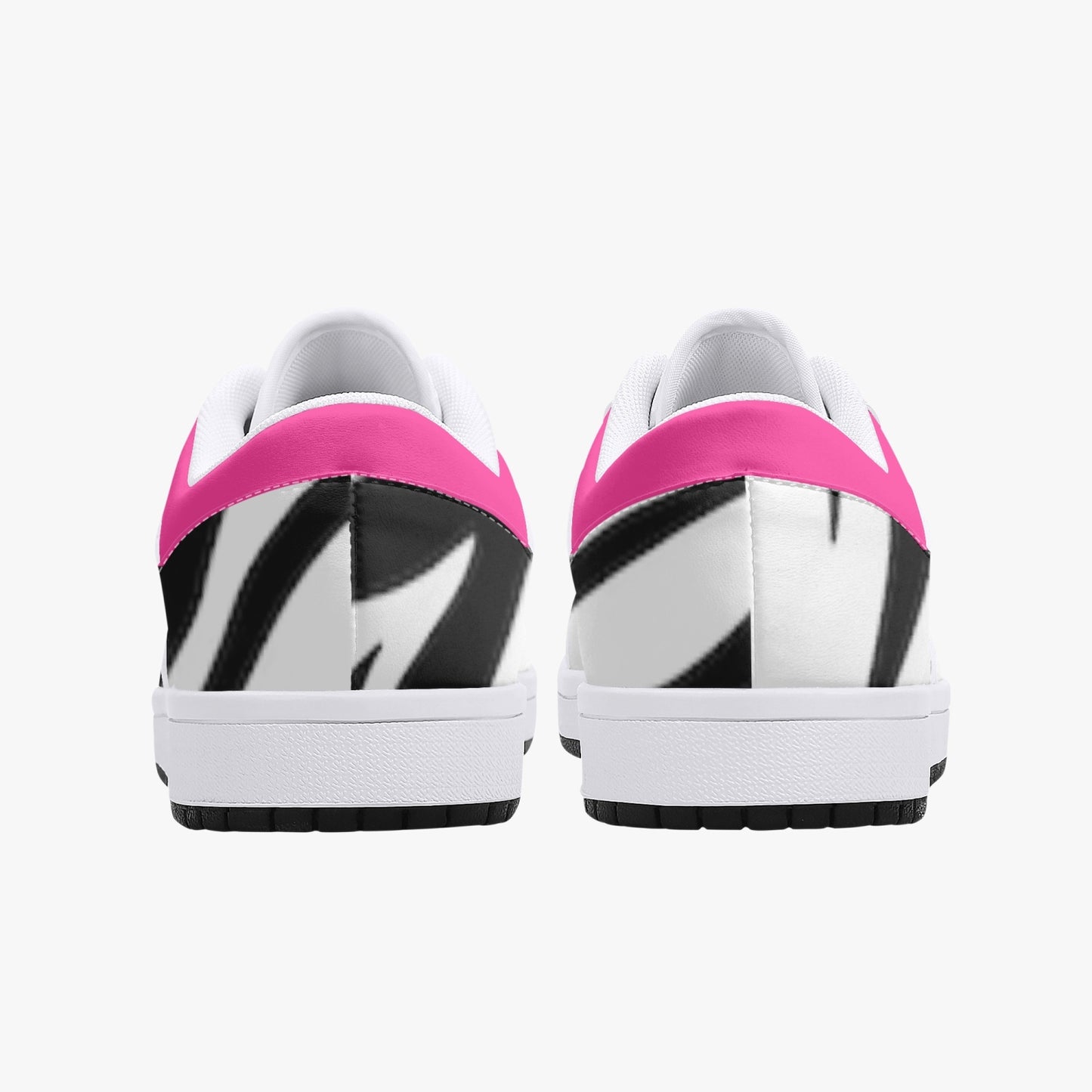 Smyly Sickwitit Low-Top Leather Sneakers - White/Black
