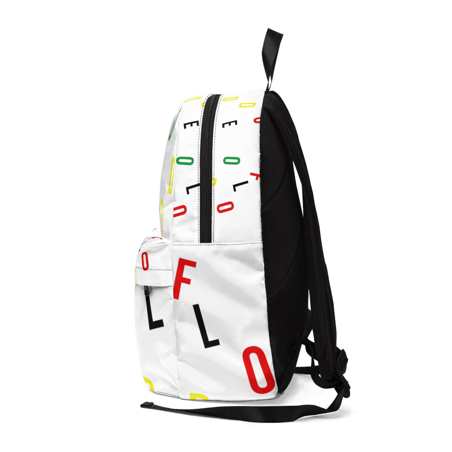 Unisex Flooded letter Classic Backpack