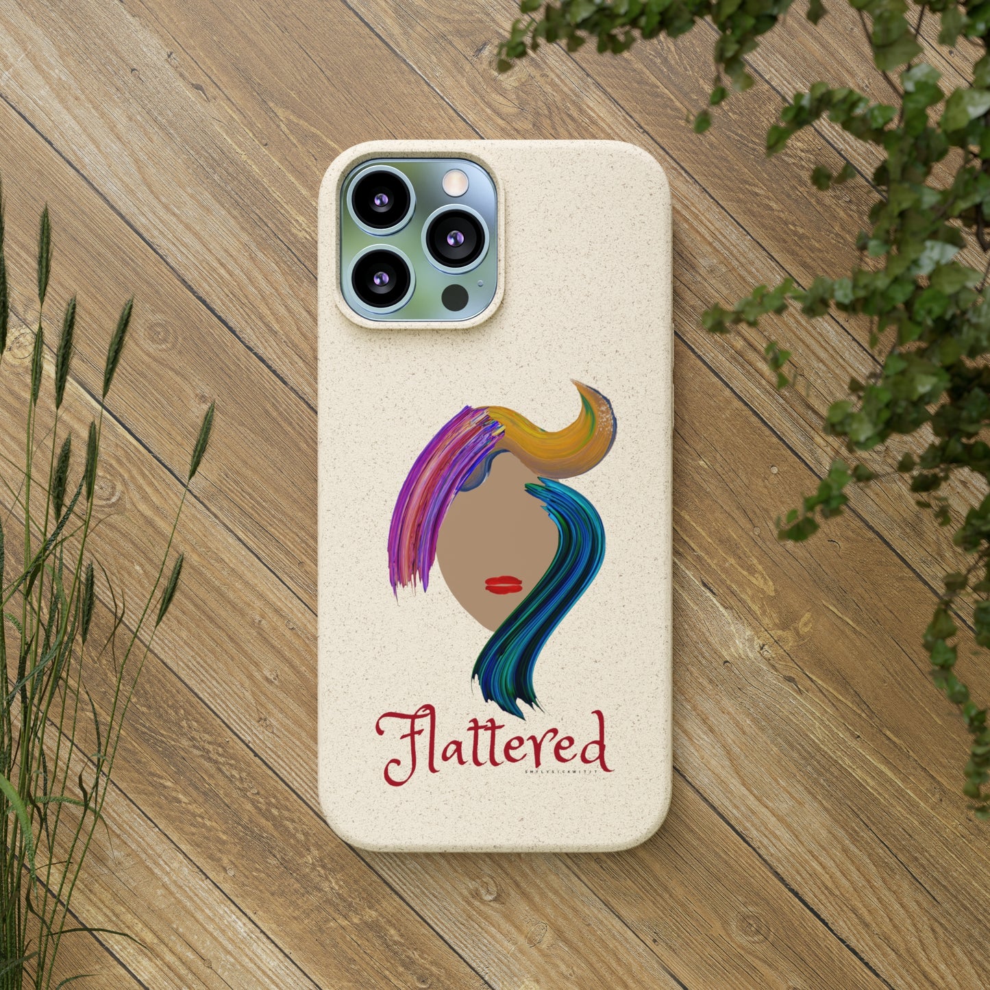 Flattered Biodegradable Cases