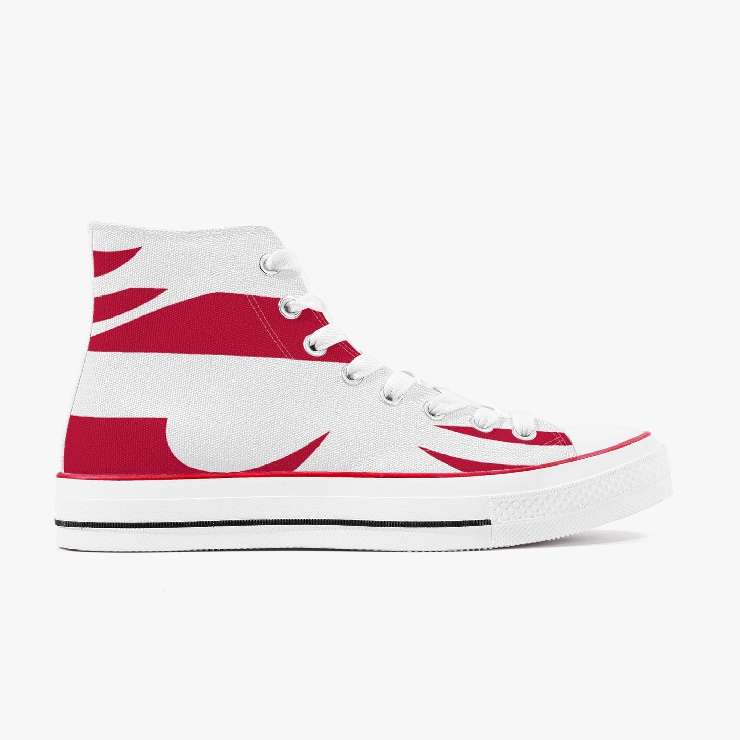 Smyly Sickwitit USA New High-Top Canvas Shoes - White