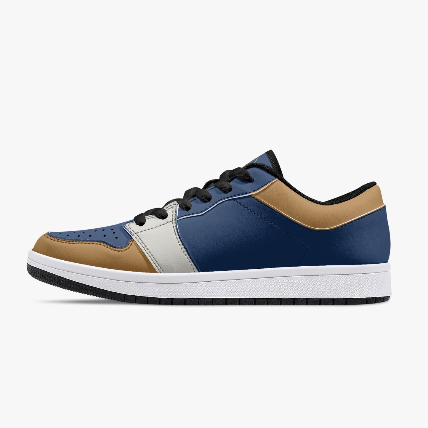 Smyly Sickwitit Low-Top Leather Sneakers - White/Black