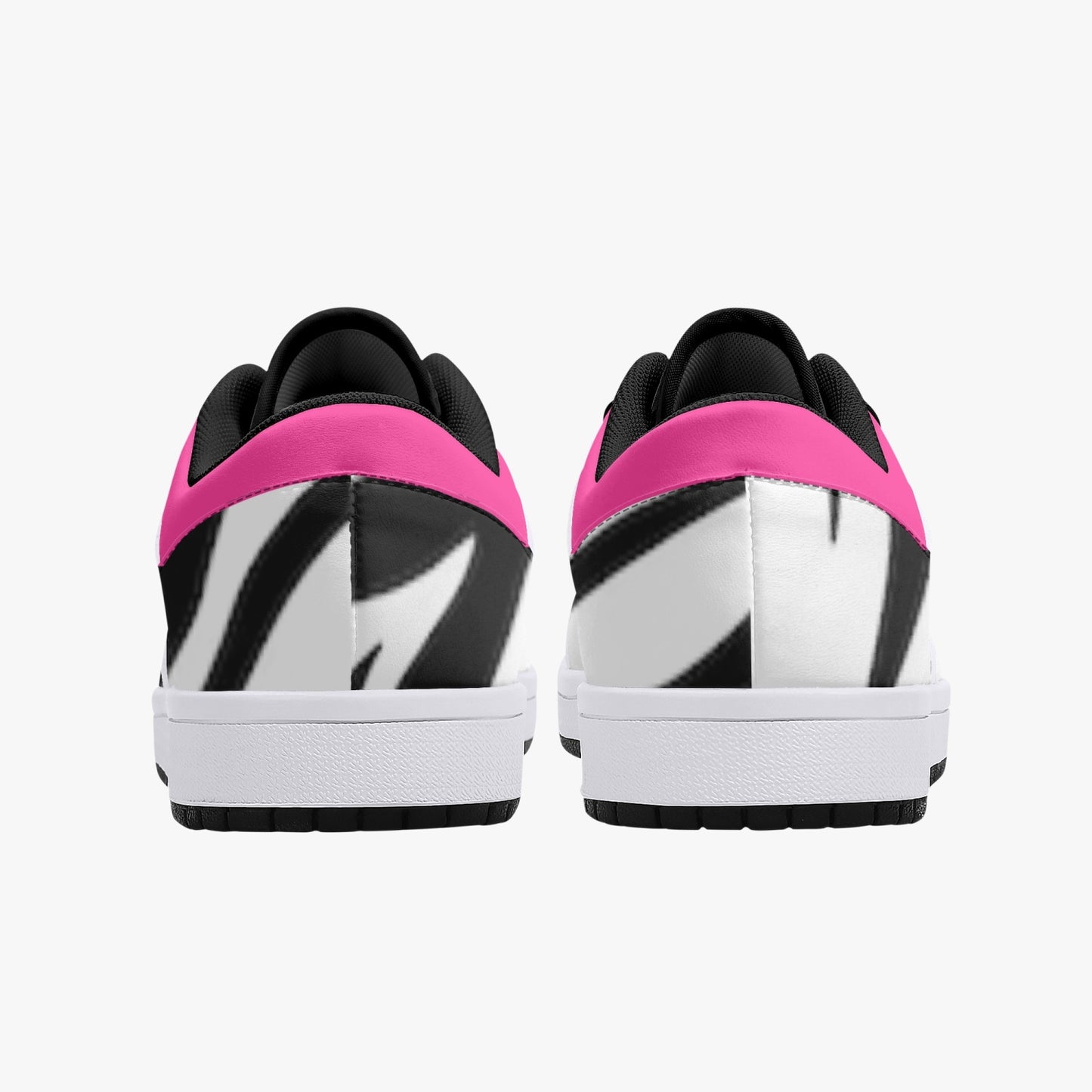 Smyly Sickwitit Low-Top Leather Sneakers - White/Black