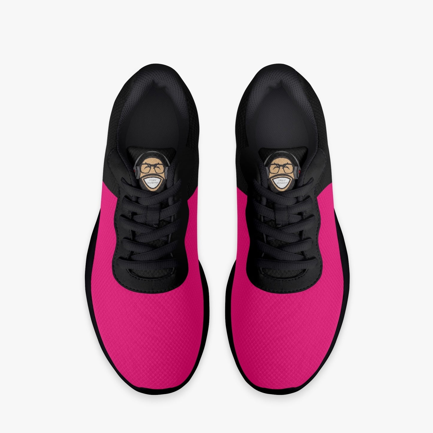 Smyly Sickwitit Lifestyle Mesh Running Shoes - Black
