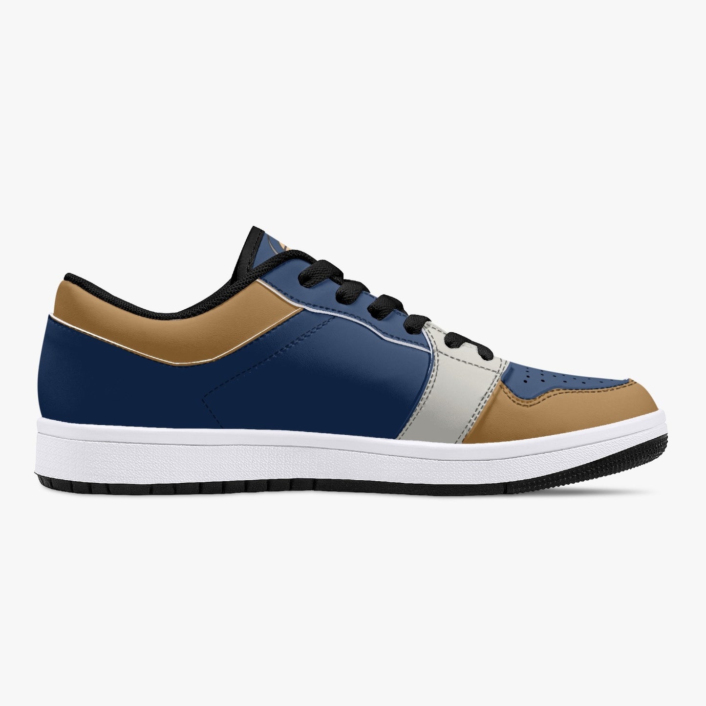 Smyly Sickwitit Low-Top Leather Sneakers - White/Black