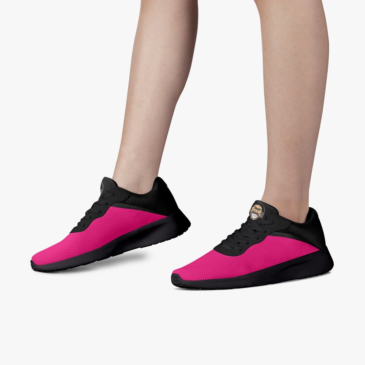Smyly Sickwitit Lifestyle Mesh Running Shoes - Black