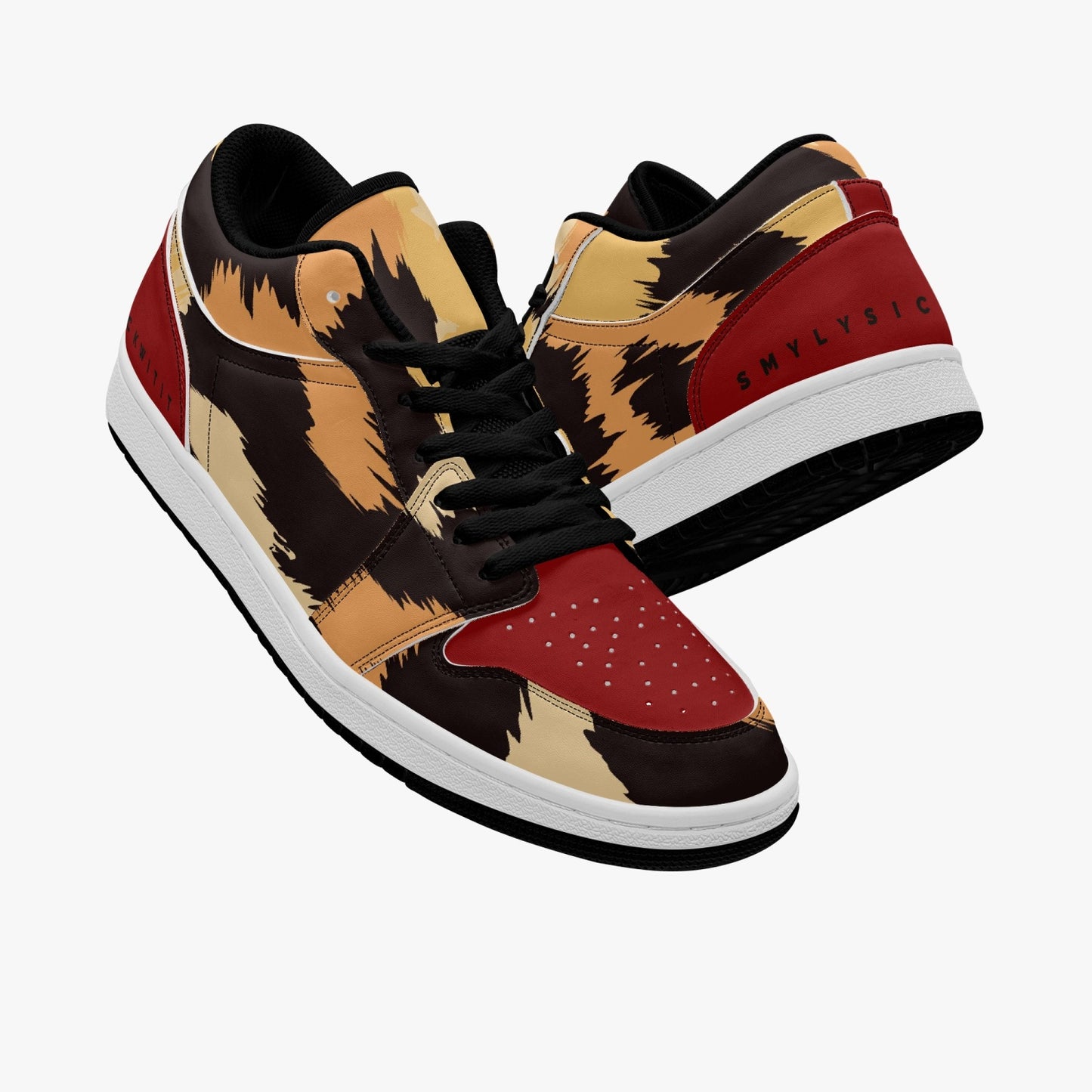 Flooded Jungle Type 2 Low-Top AJ1 Leather Sneakers