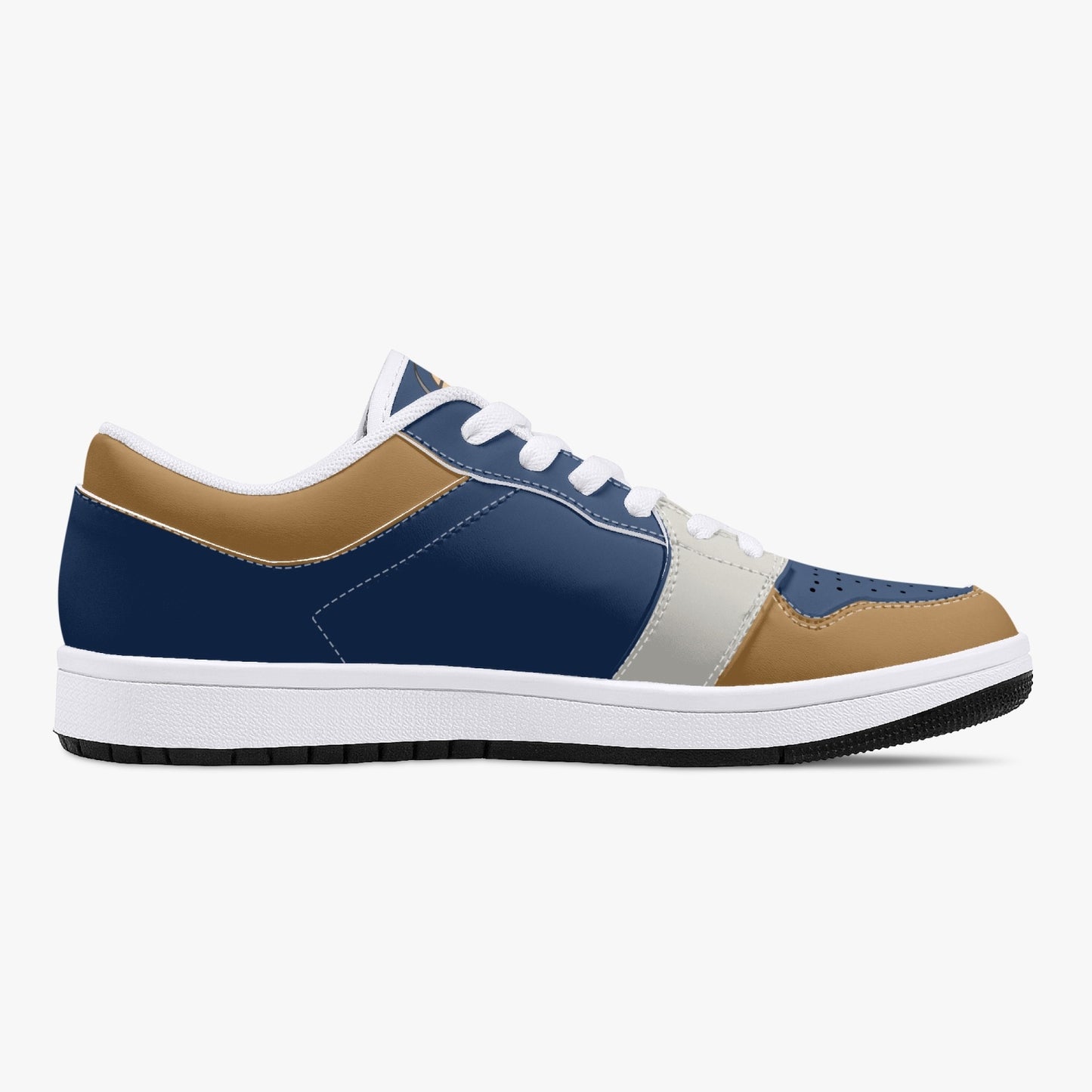 Smyly Sickwitit Low-Top Leather Sneakers - White/Black