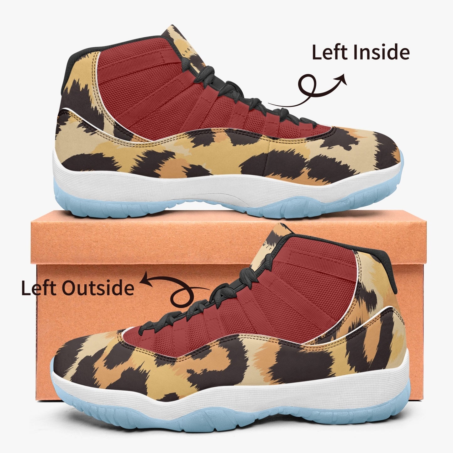 Smyly Sickwitit Basketball Sneakers -Blue Sole