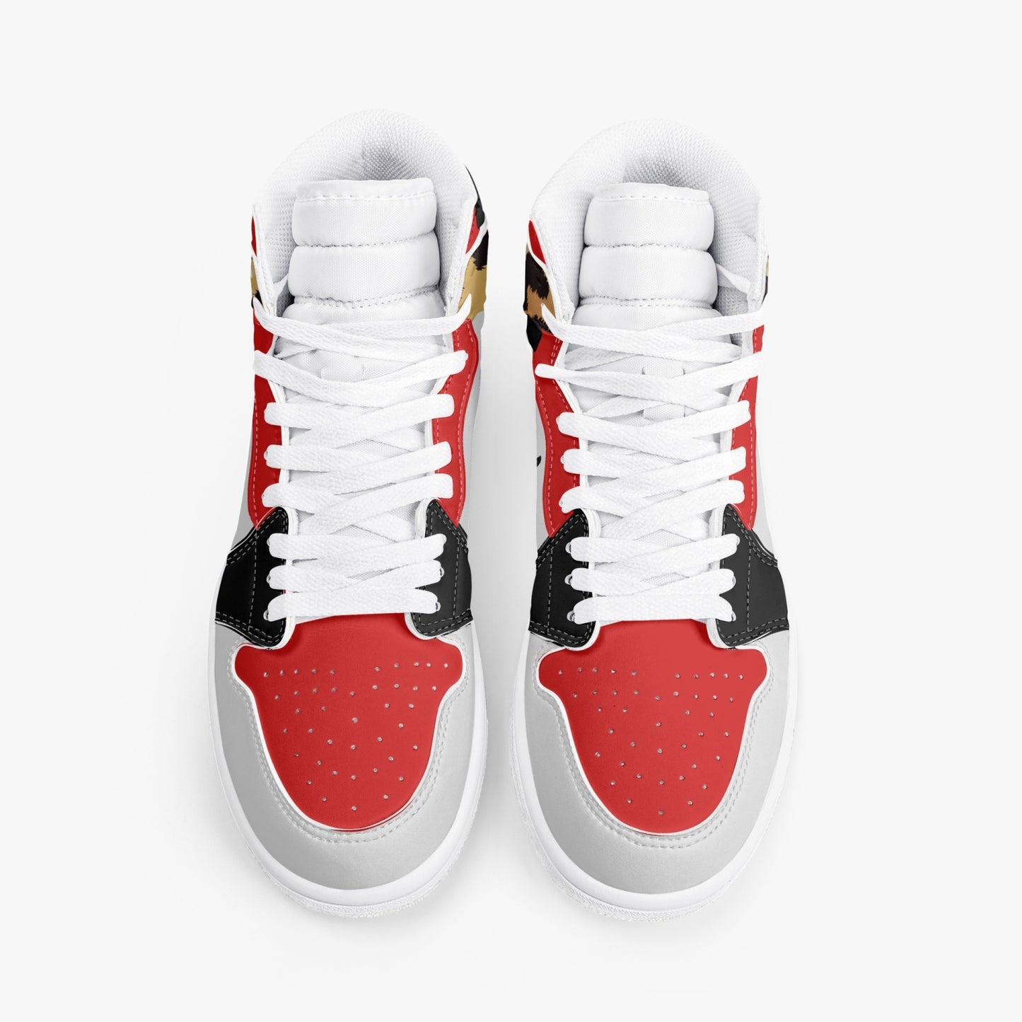 Rozzie High-Top Leather Sneakers - White