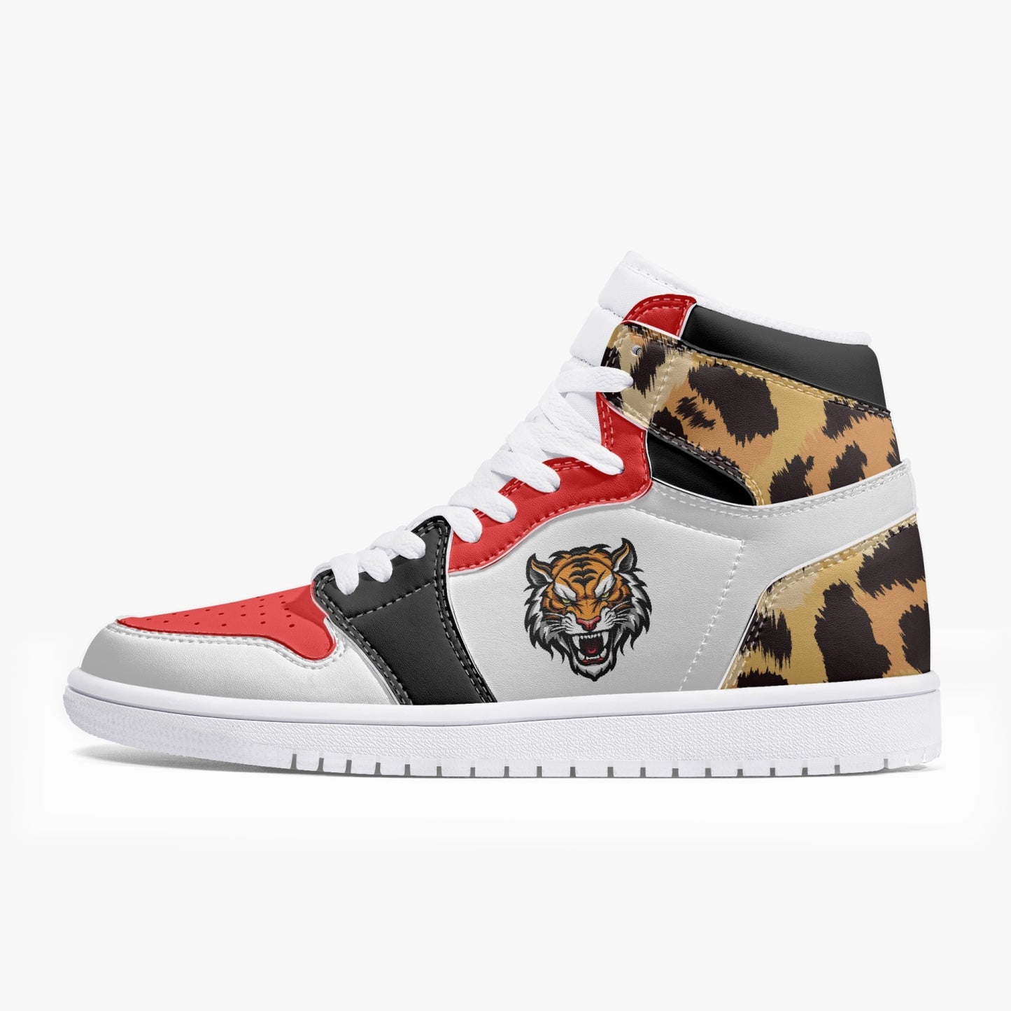 Rozzie High-Top Leather Sneakers - White