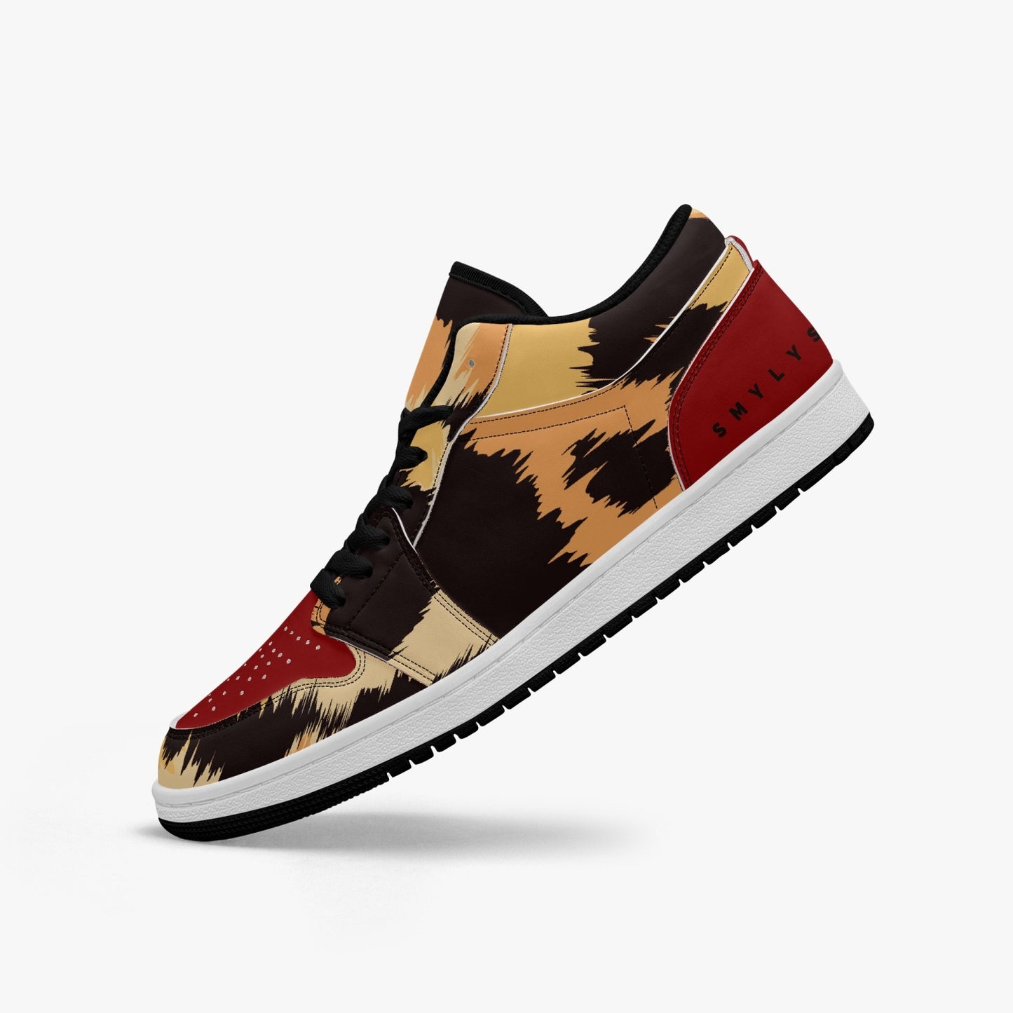 Flooded Jungle Type 2 Low-Top AJ1 Leather Sneakers