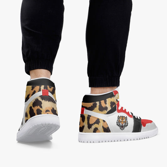 Rozzie High-Top Leather Sneakers - White