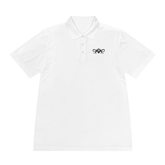 JR Men's Sport Polo Shirt - Classic White with Stylish Logo