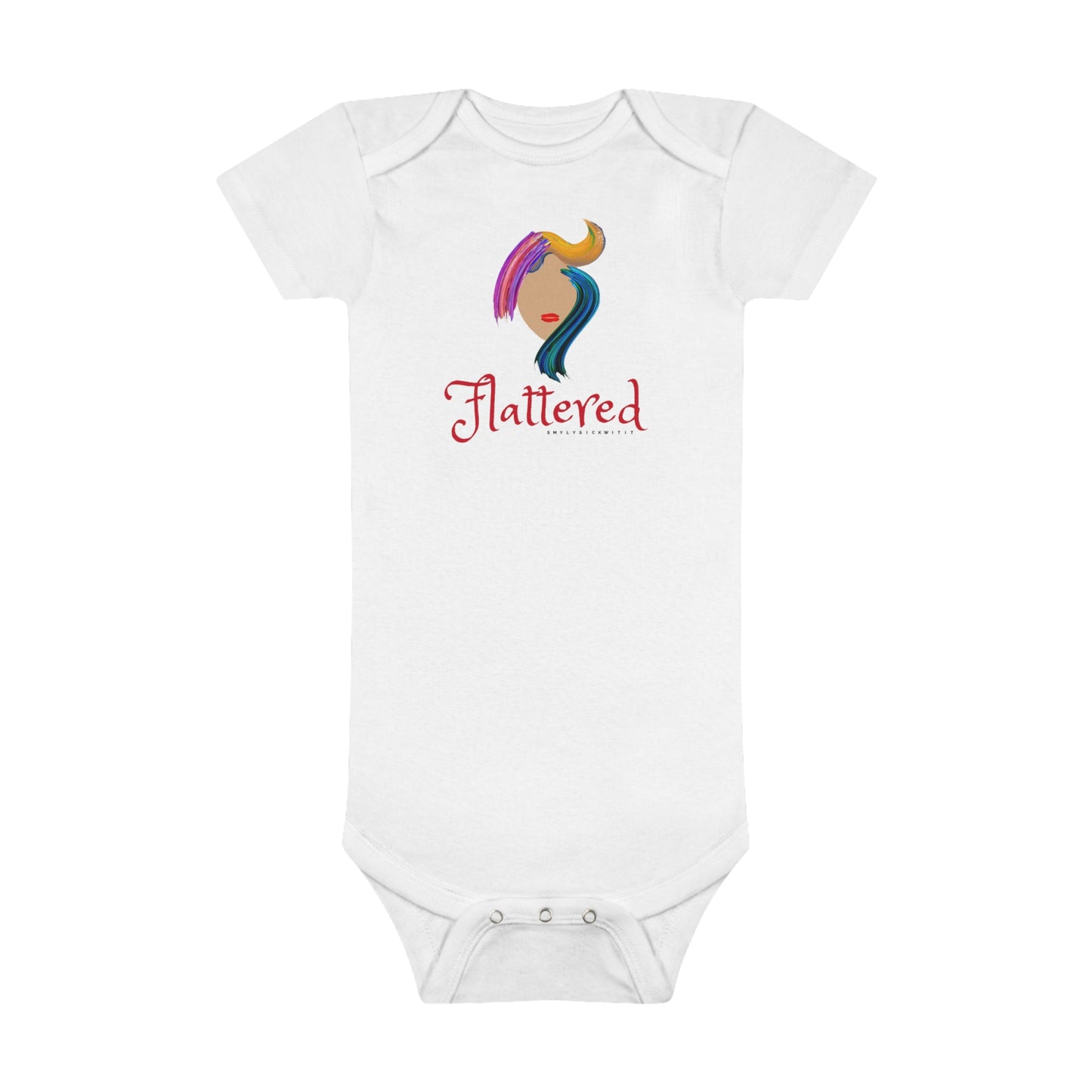 Flattered Baby Short Sleeve Onesie®