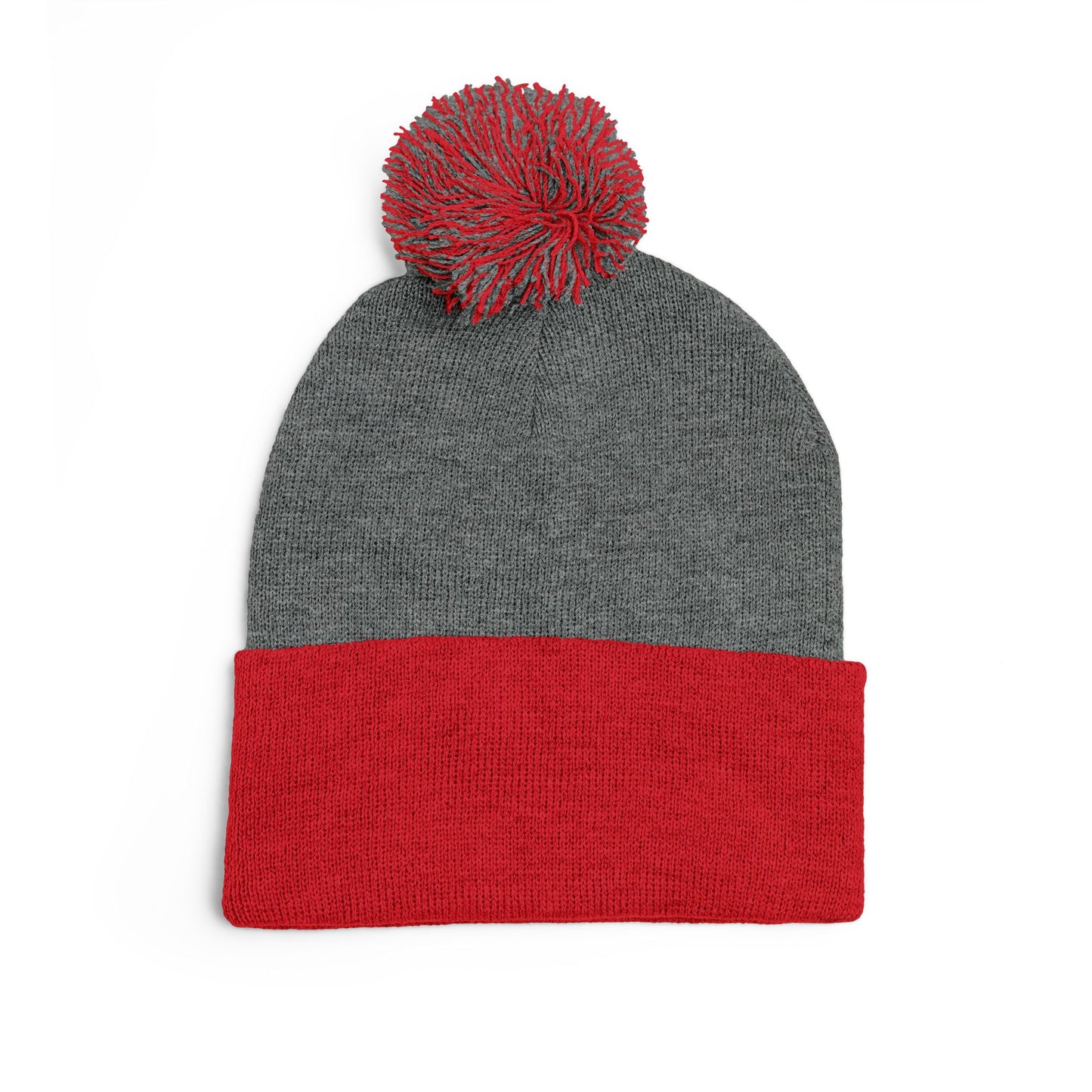 Flooded Christmas Pom-Pom Knit Cap