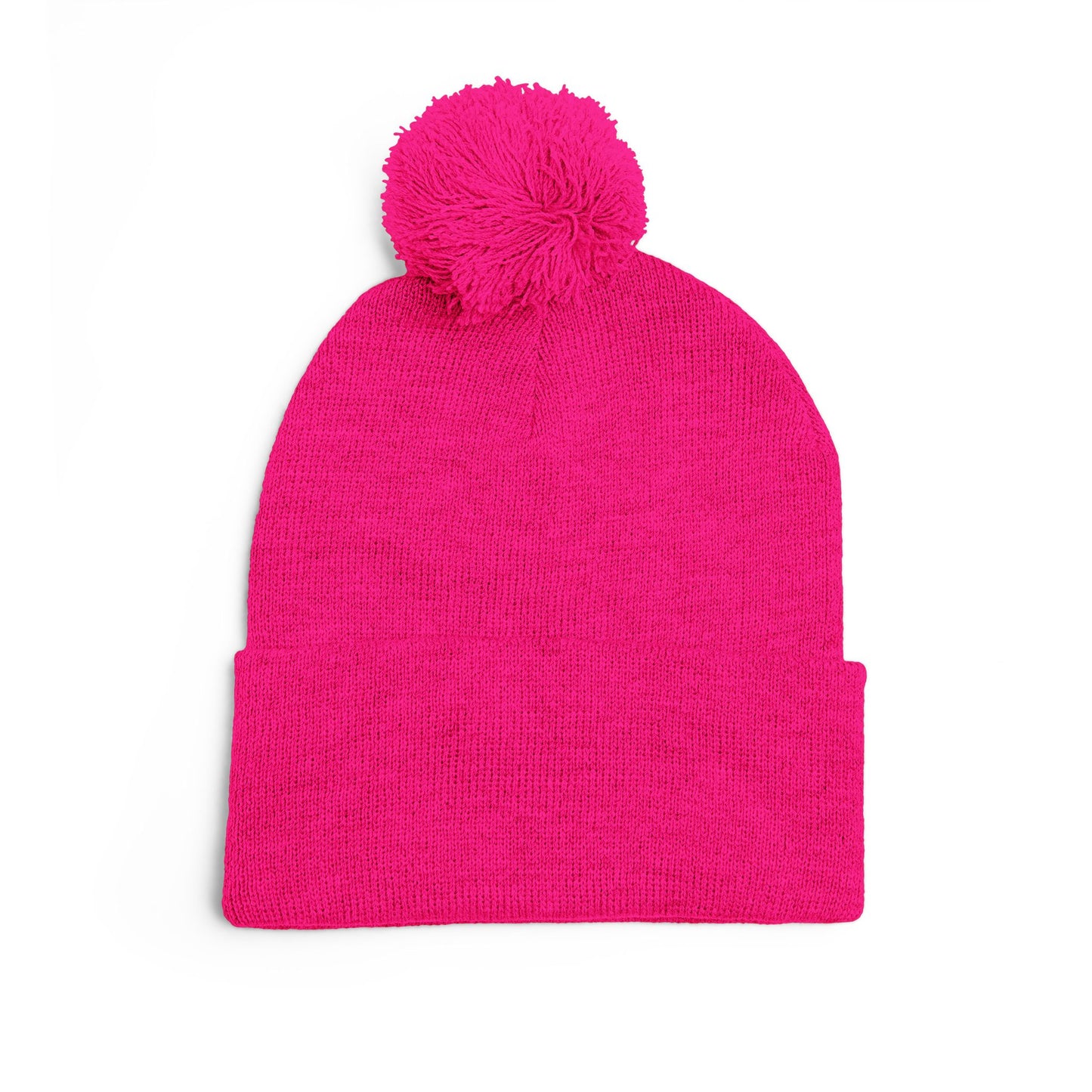 Flooded Christmas Pom-Pom Knit Cap