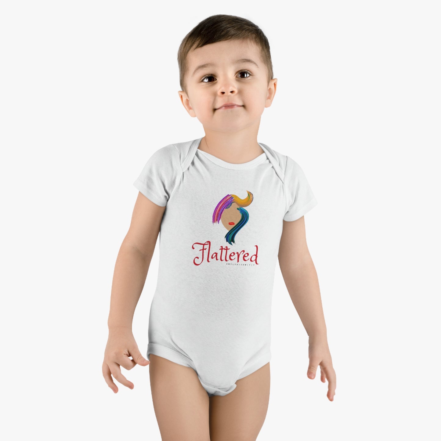 Flattered Baby Short Sleeve Onesie®