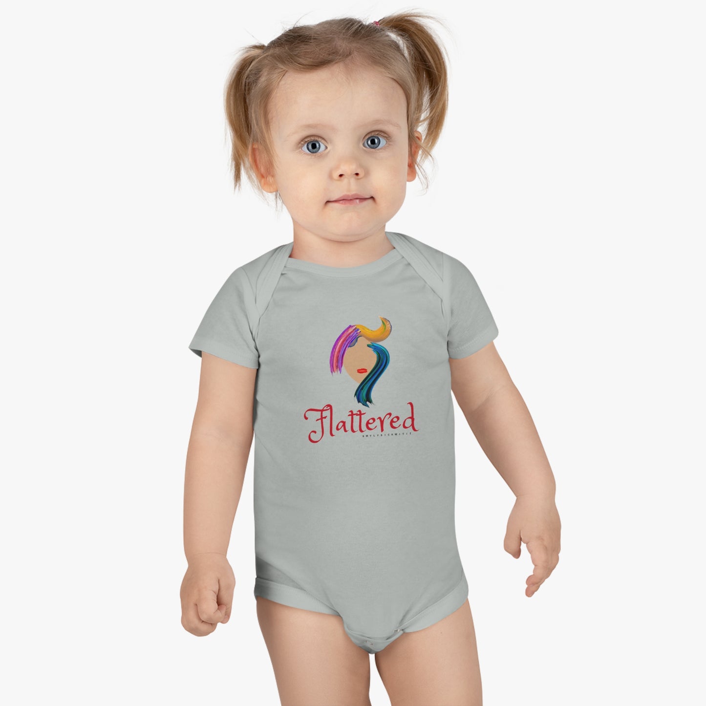 Flattered Baby Short Sleeve Onesie®