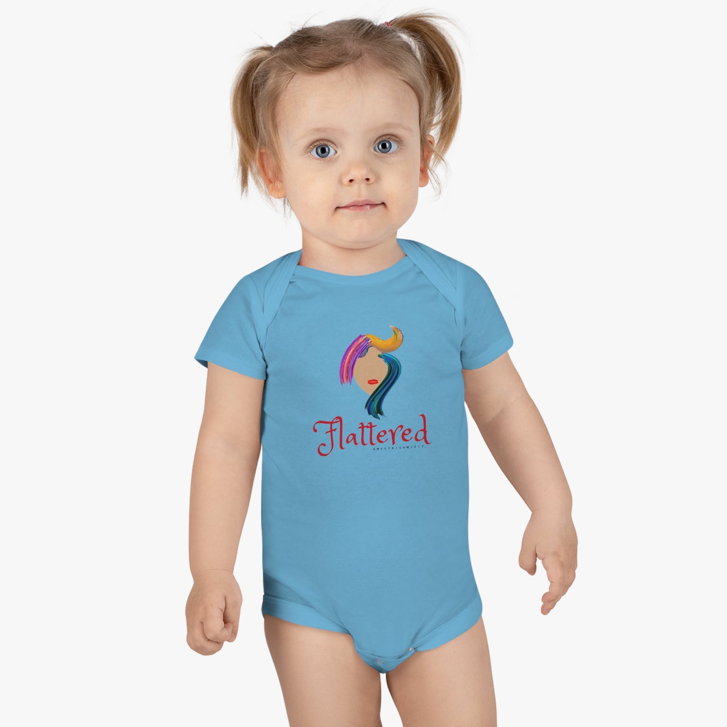 Flattered Baby Short Sleeve Onesie®