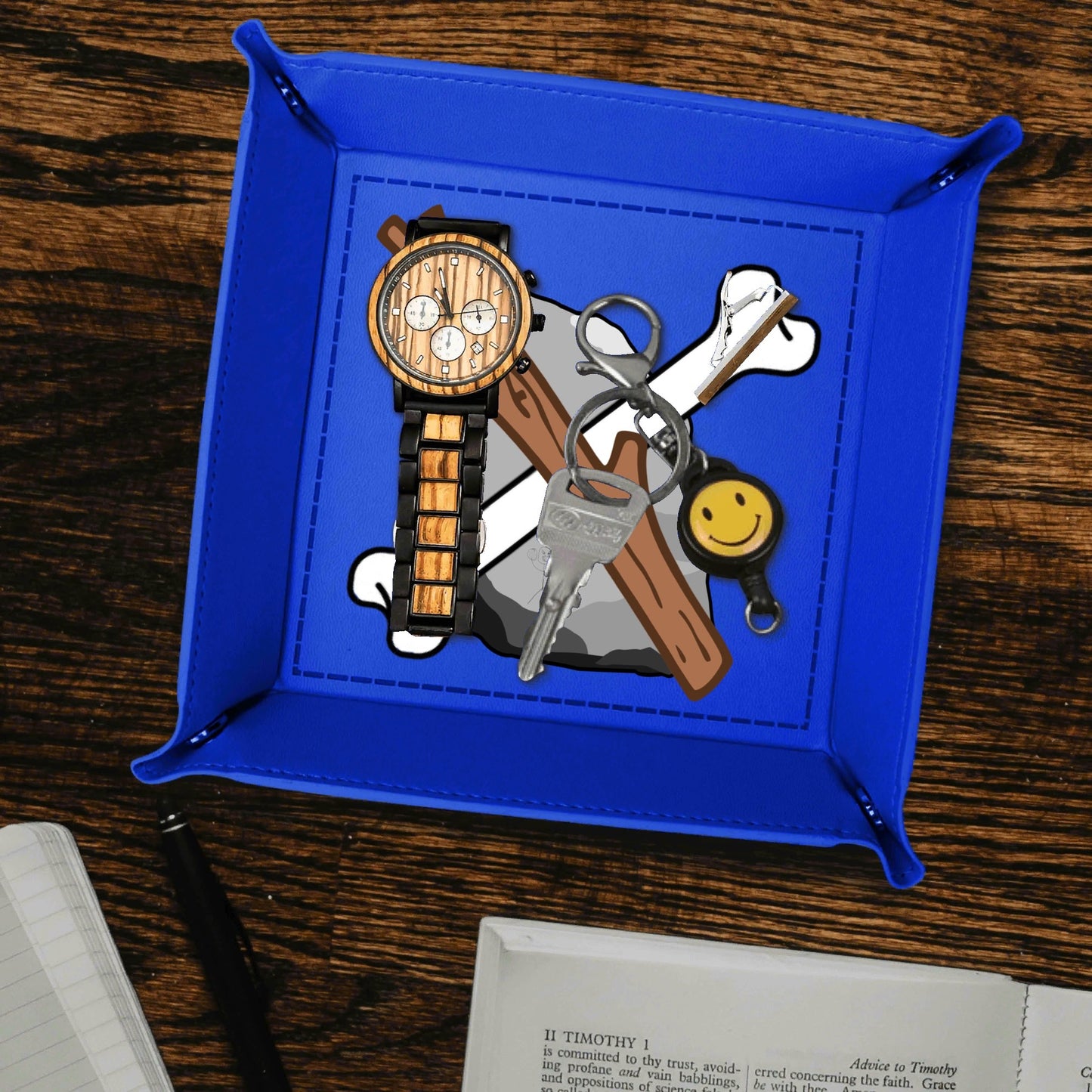 SSB PU Leather Valet Tray
