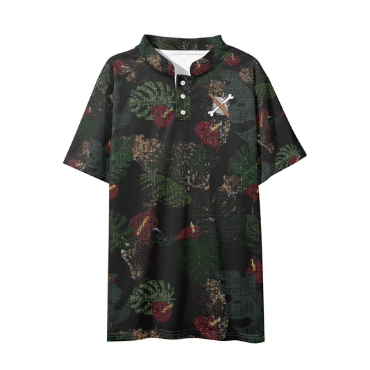 SSB Mens Button Up Short Sleeve Golf Tennis T-Shirts Casual Business Polo Shirts