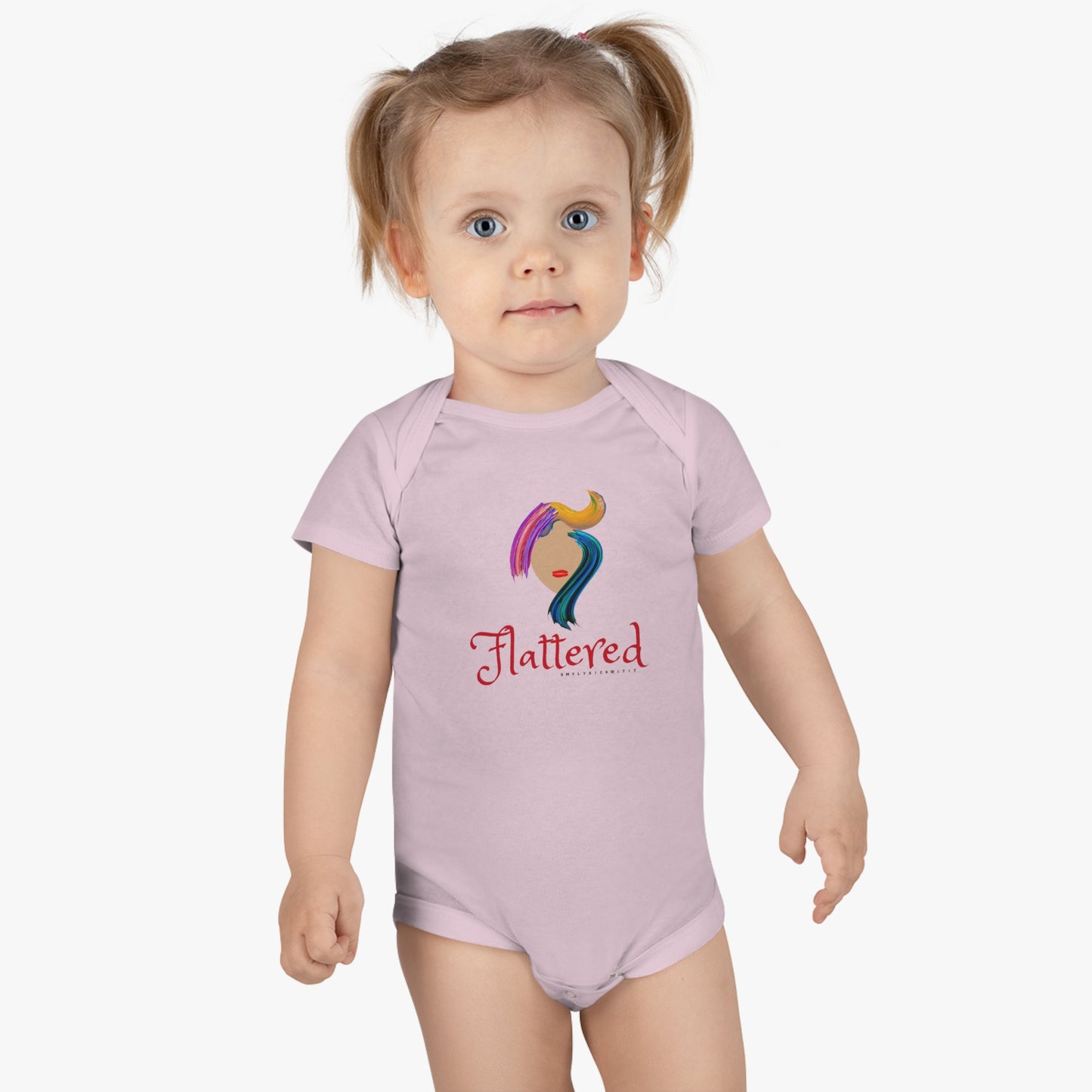 Flattered Baby Short Sleeve Onesie®